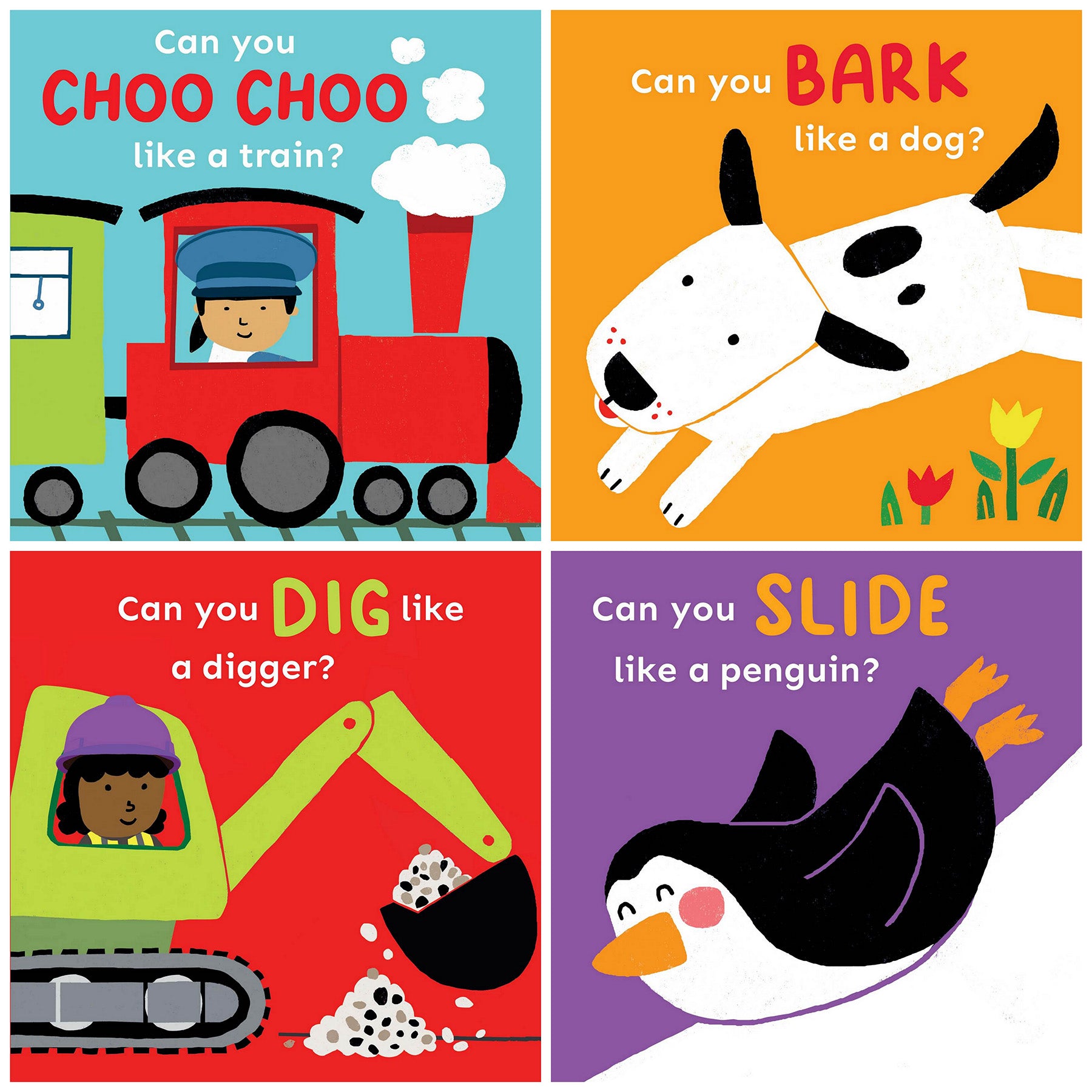 Child's Play Books Copy Cats, 4-Board Book Set