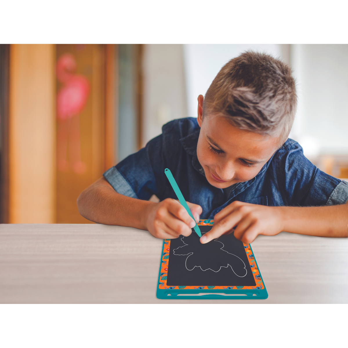 Stitch 11'' multicolor learning drawing E-ink tablet with stencils - Image 4