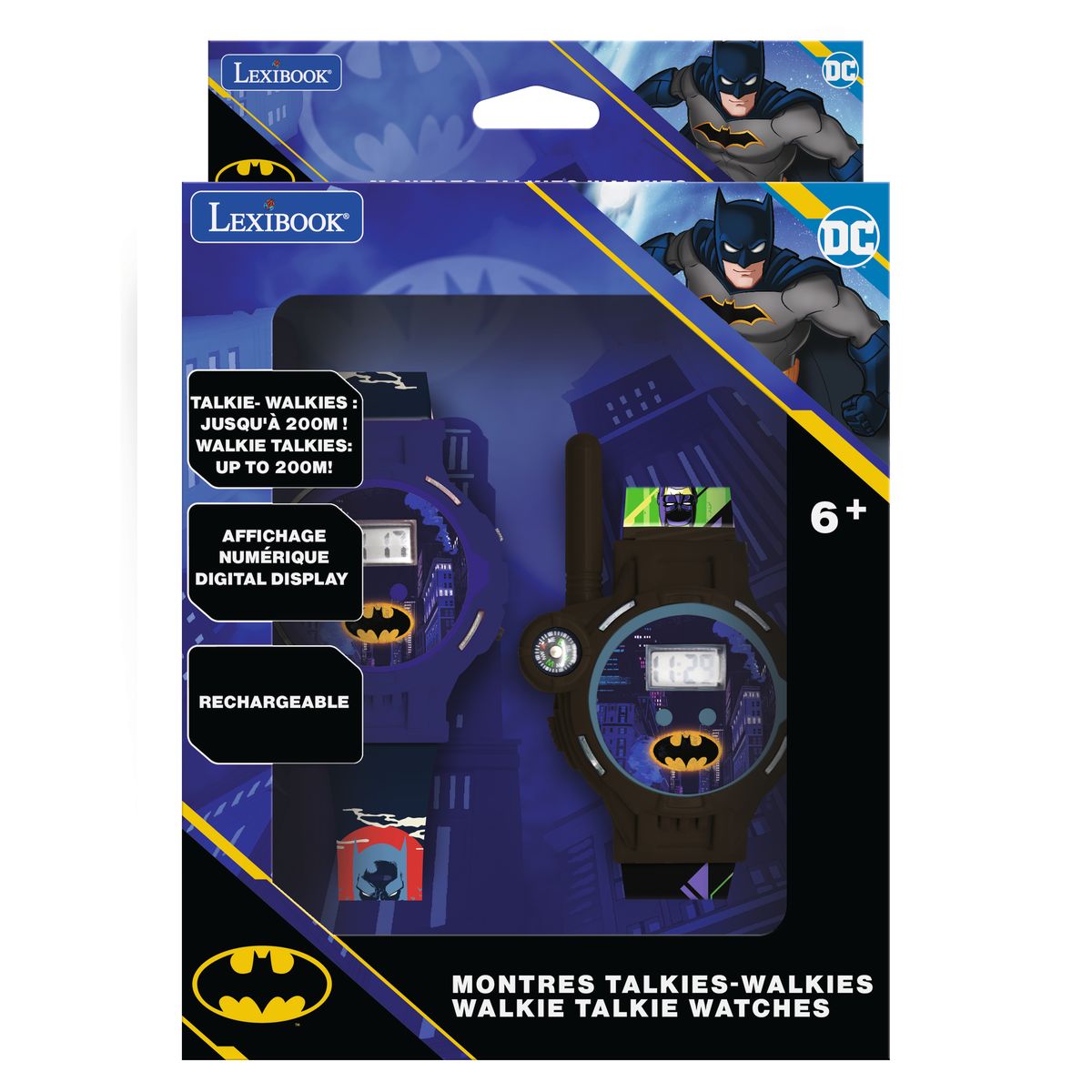 Alternative view of Batman Digital Watch with Walkie Talkies function, distance up to 200m