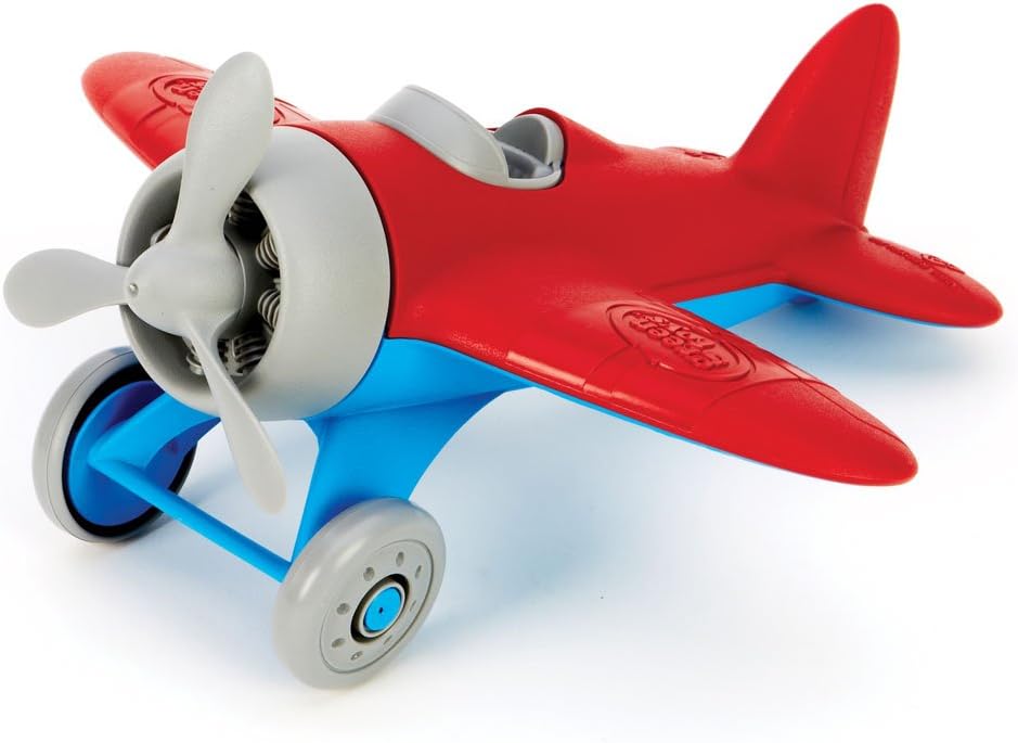 Alternative view of Green Toys Eco-Friendly Red Airplane for Children - BPA & Phthalates Free