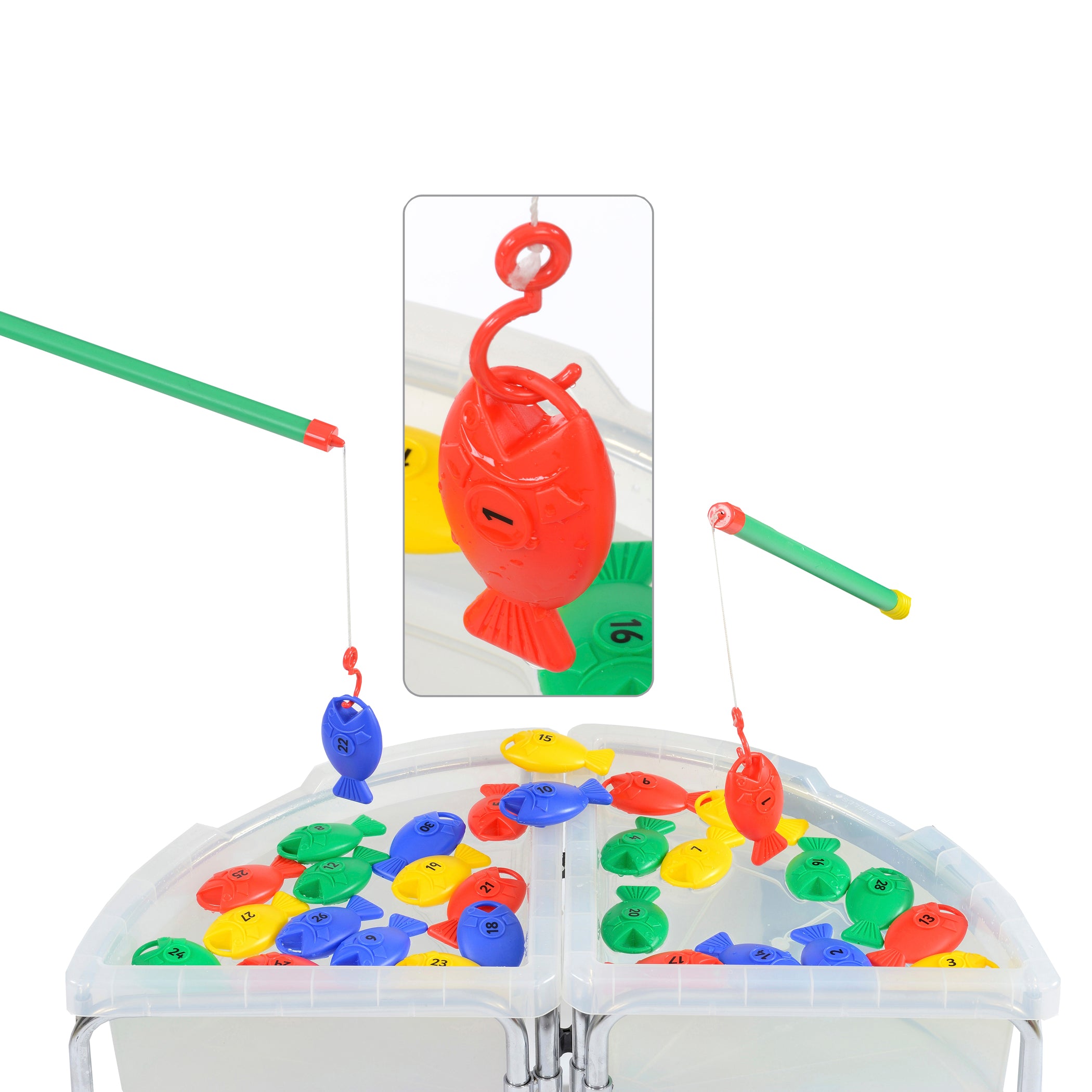 Alternative view of Educational Advantage Sprat Fishing Game 1-30 - Colorful Learning Toy