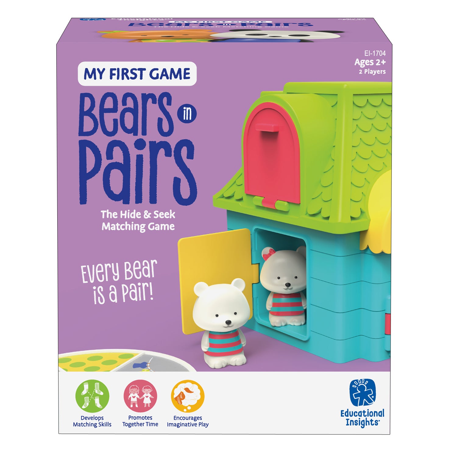 Educational Insights My First Game: Bears in Pairs - Memory Match Fun
