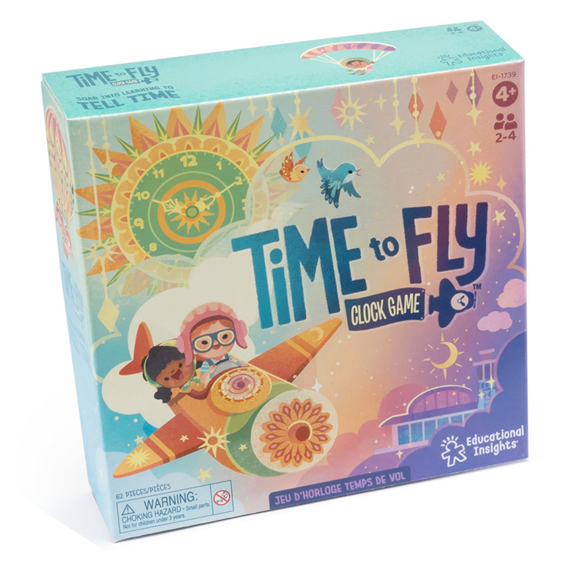 Alternative view of Educational Insights Time Flies Game - Learn to Tell Time