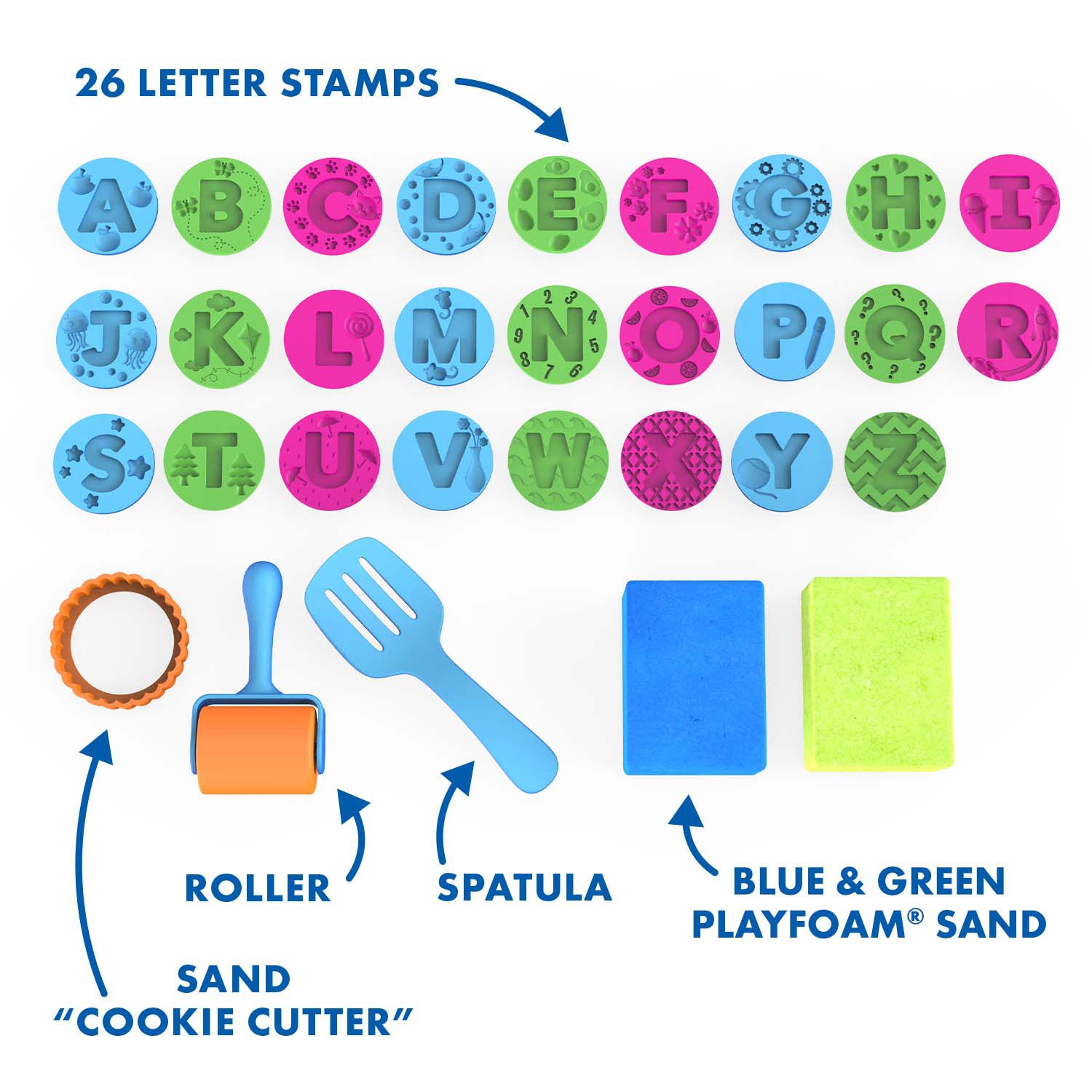 Educational Insights Playfoam Sand ABC Cookies Set - Image 3