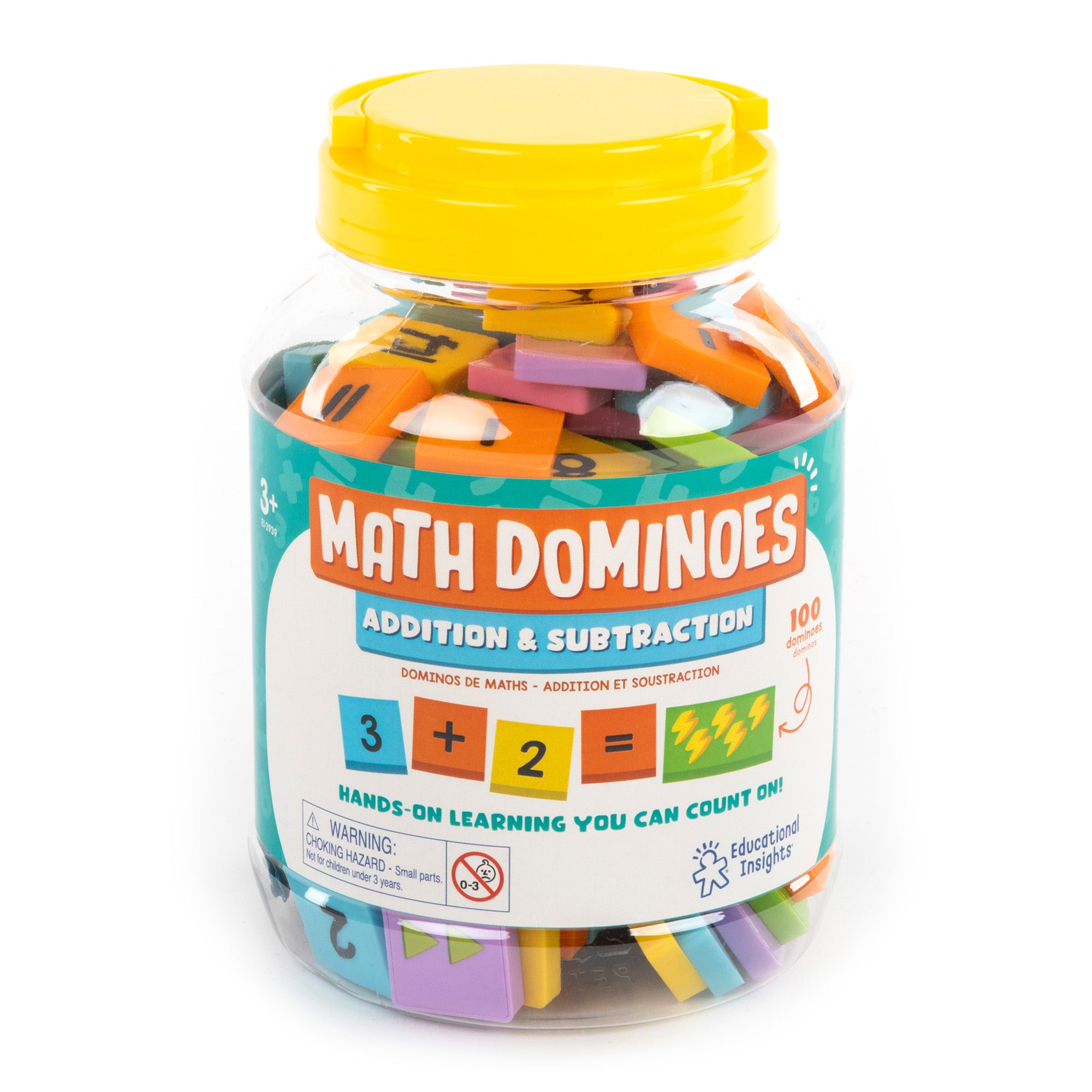 Alternative view of Educational Insights Math Dominoes - Engaging Addition & Subtraction Game