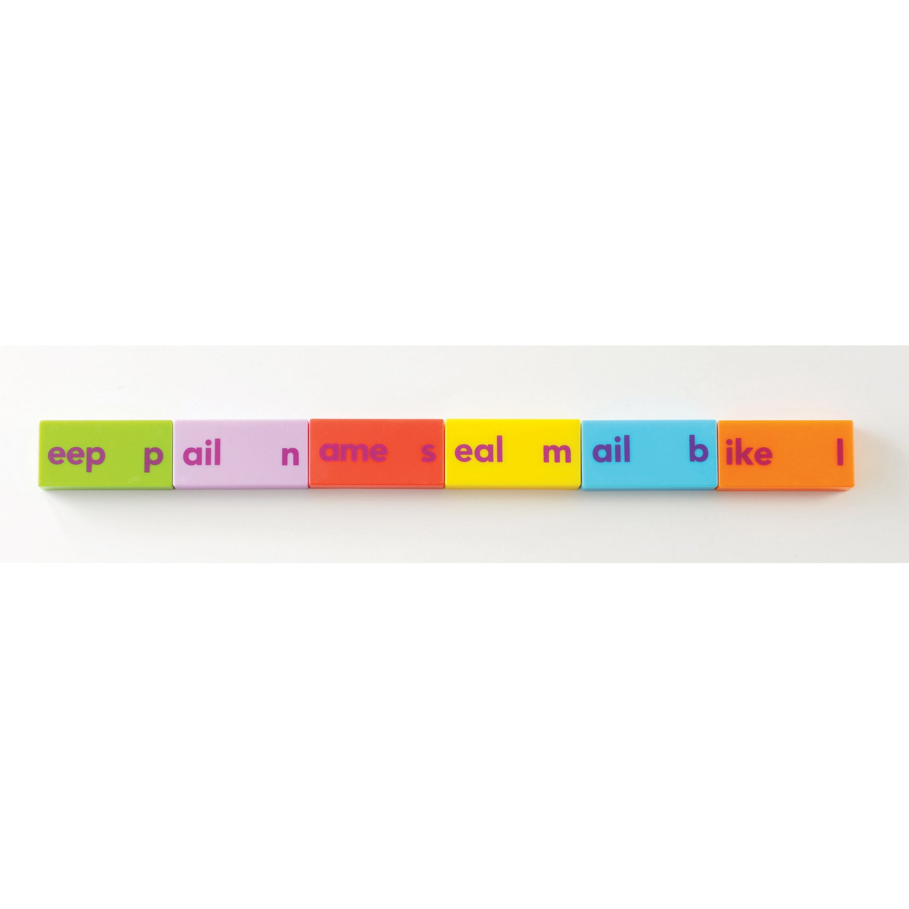 Alternative view of Educational Insights Phonics Dominoes - Long Vowels - Brightly Colored Learning Game