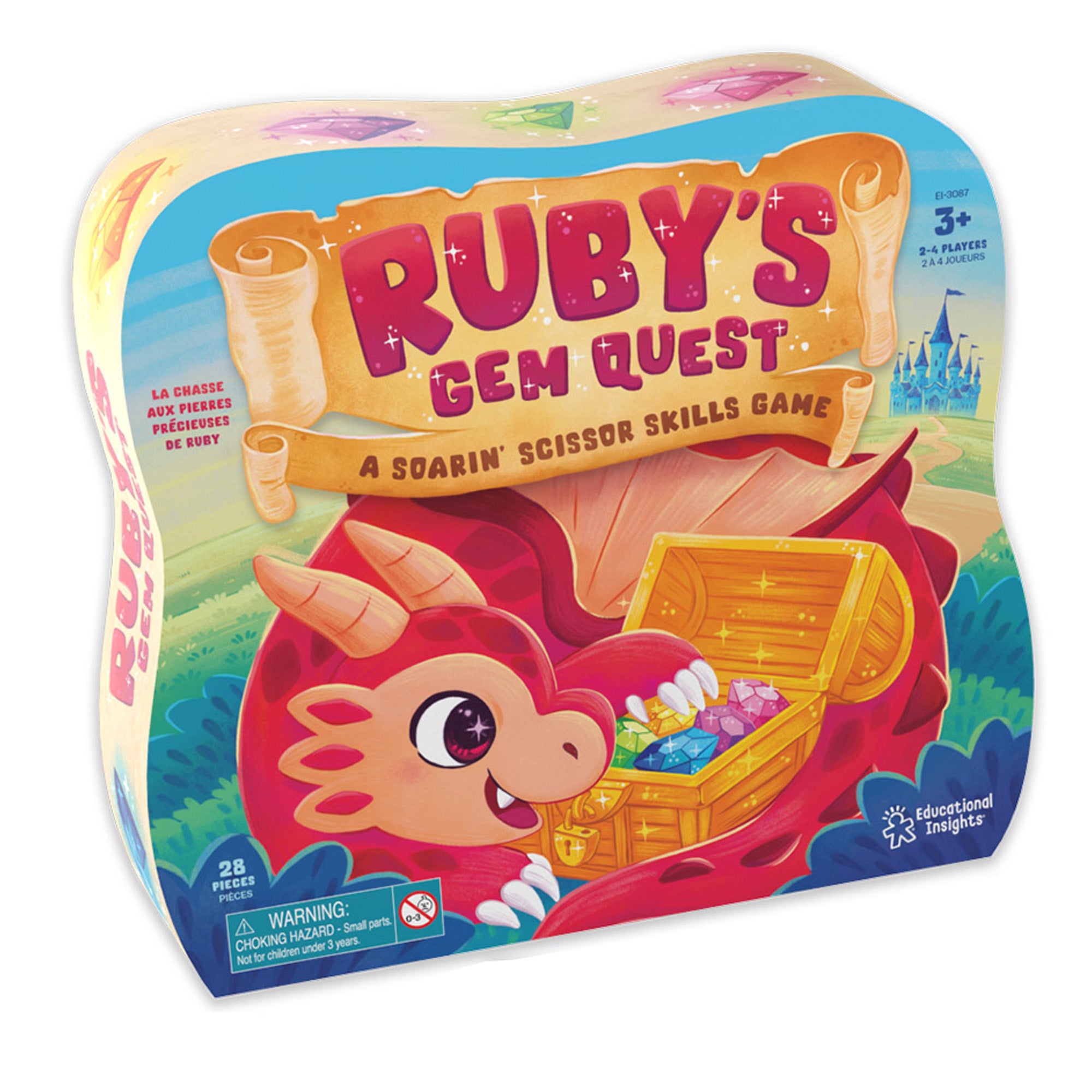 Alternative view of Educational Insights Ruby's Gem Quest Scissor Skills Game
