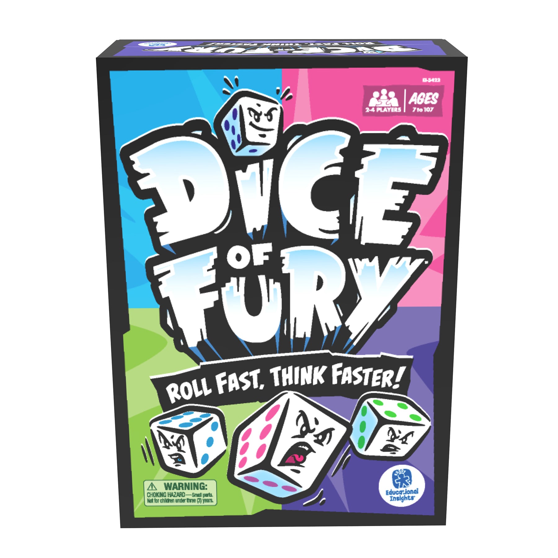 Alternative view of Educational Insights Dice of Fury Fast-Paced Dice Game