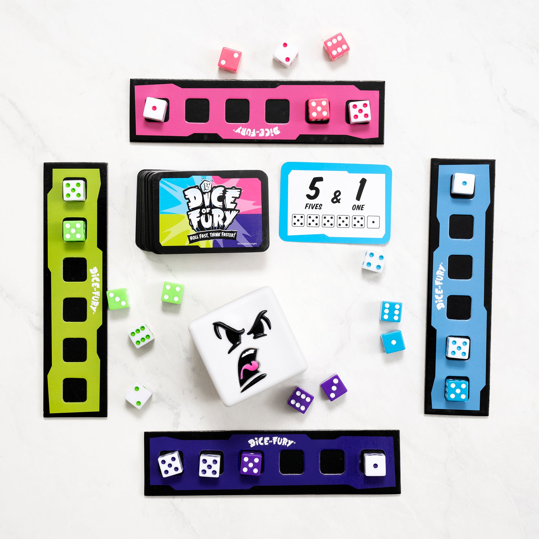 Educational Insights Dice of Fury Fast-Paced Dice Game - Image 4