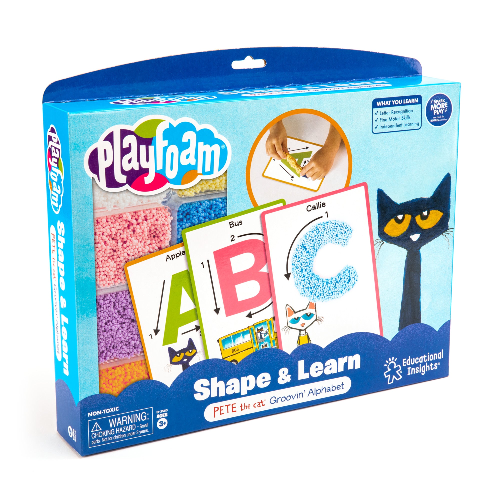 Educational Insights Playfoam Shape & Learn Pete the Cat Groovin' Alphabet - Image 4