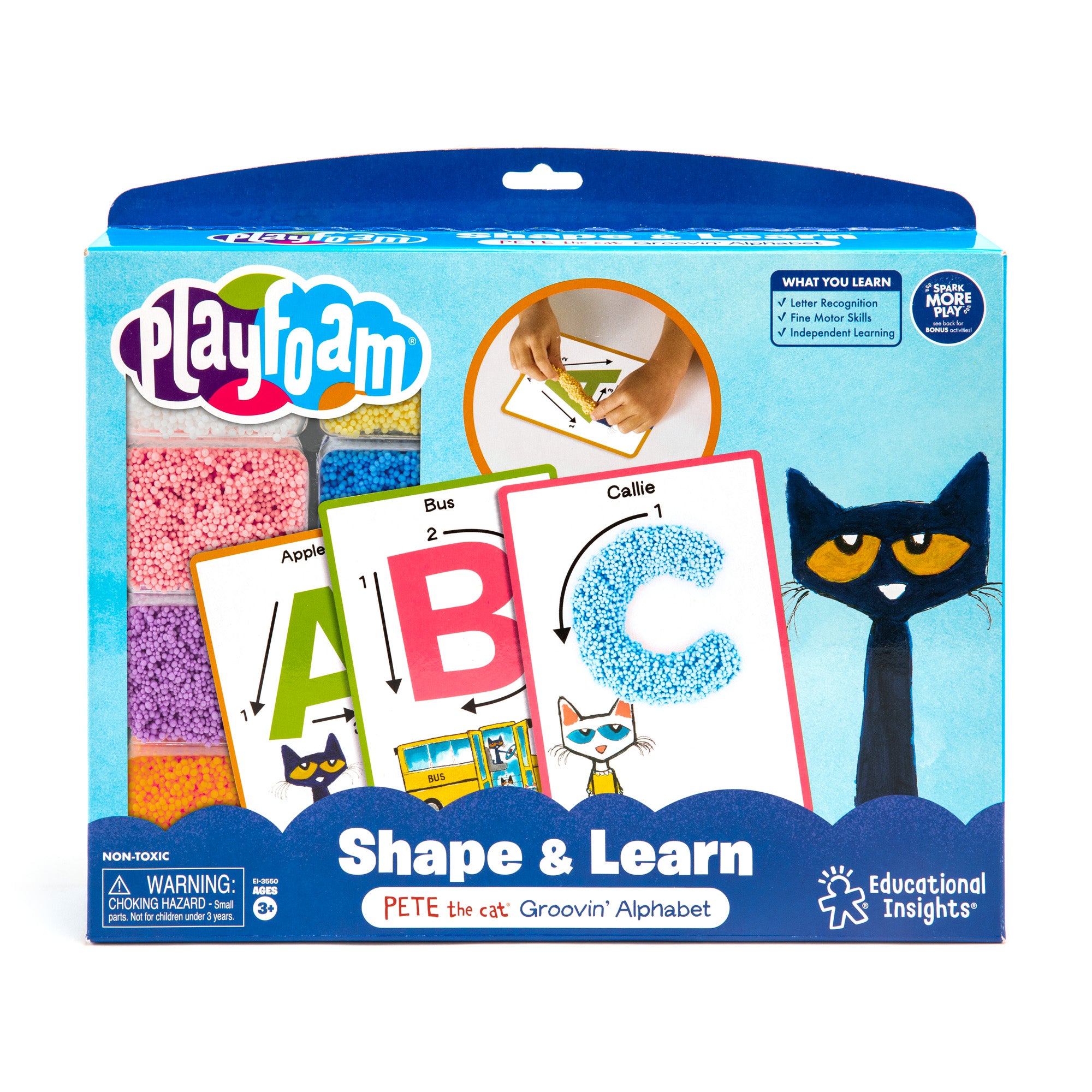 Educational Insights Playfoam Shape & Learn Pete the Cat Groovin' Alphabet - Image 5