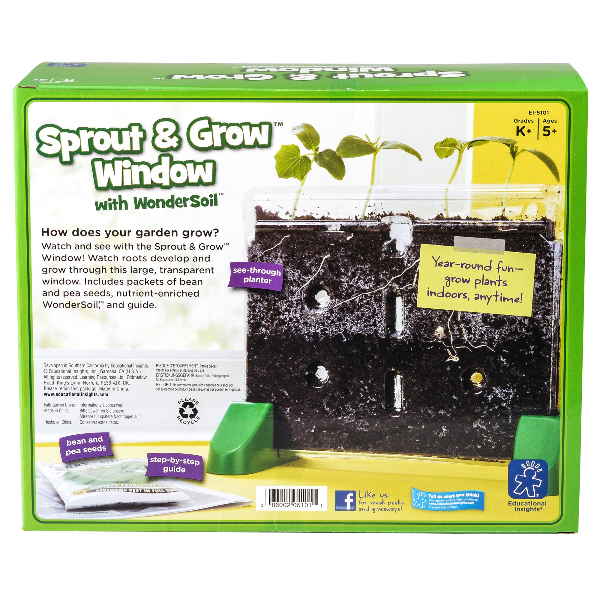 Educational Insights Sprout & Grow Window Plant Science Kit - Image 5