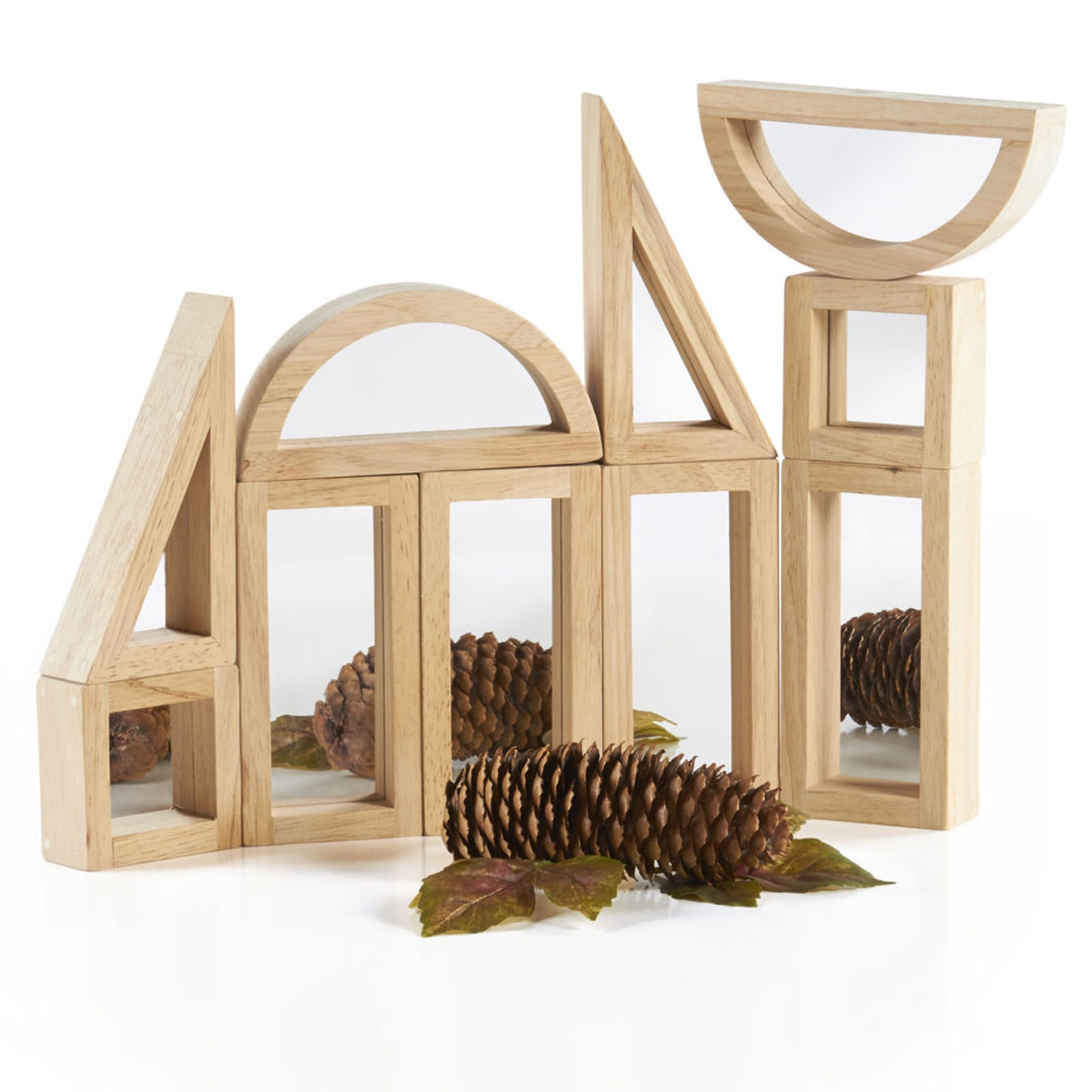 Alternative view of Guidecraft Mirror Blocks Set - Reflections and Discoveries - 10 Pieces