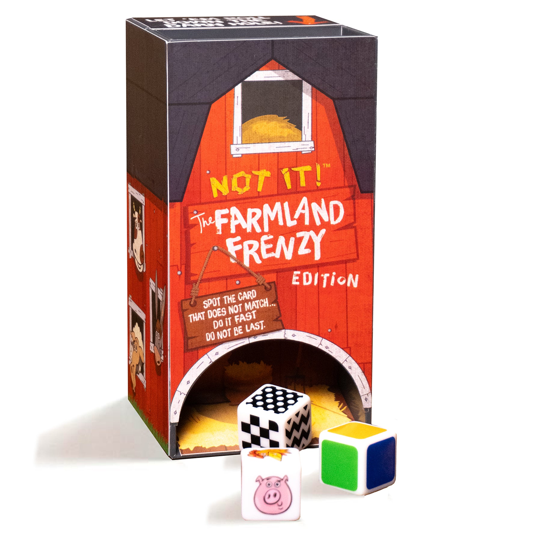 Alternative view of Not It! Farmland Frenzy Animal Matching Card Game