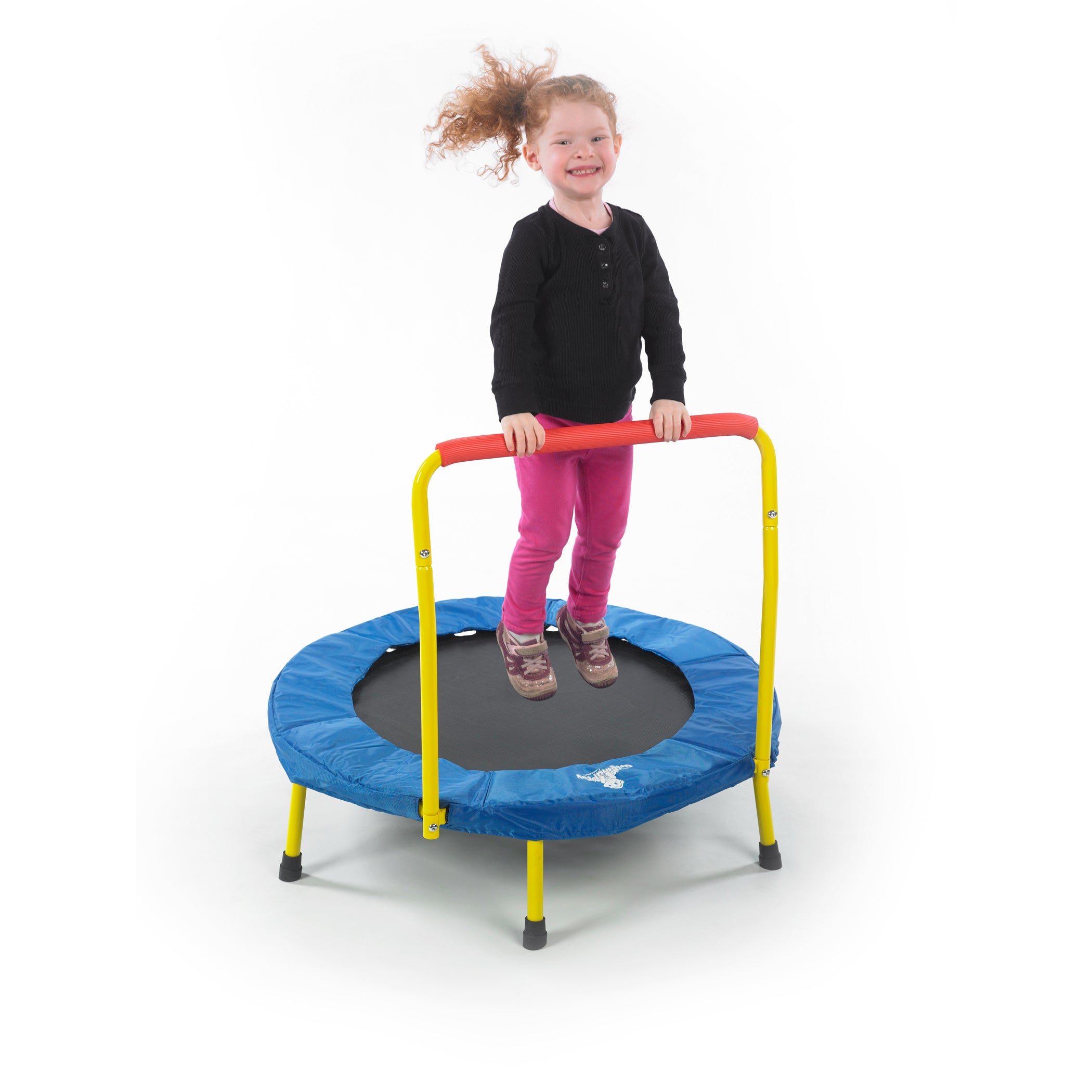 Alternative view of The Original Toy Company 36" Fold & Go Indoor/Outdoor Trampoline with Handle