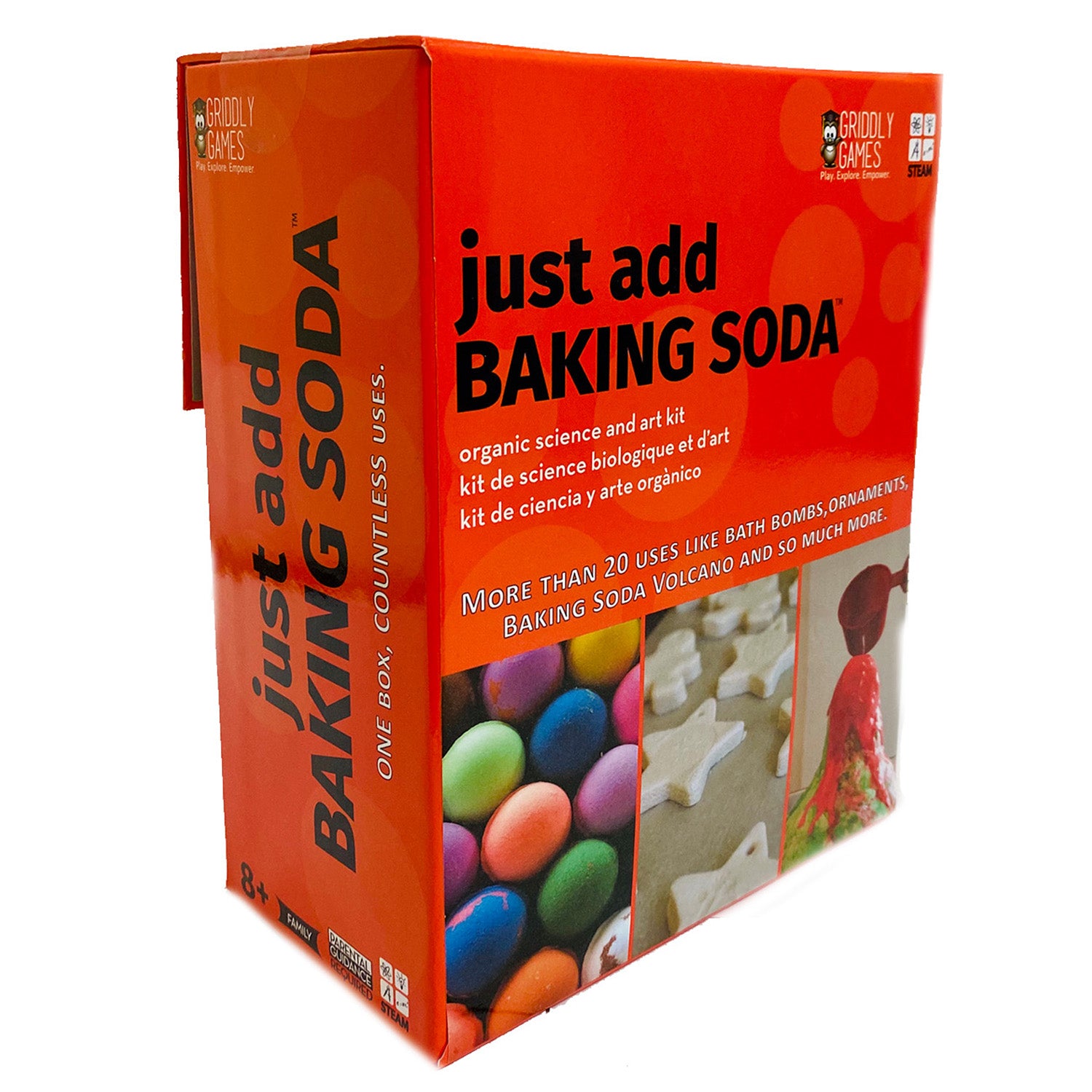 Alternative view of Griddly Games Just Add Baking Soda STEAM Kit