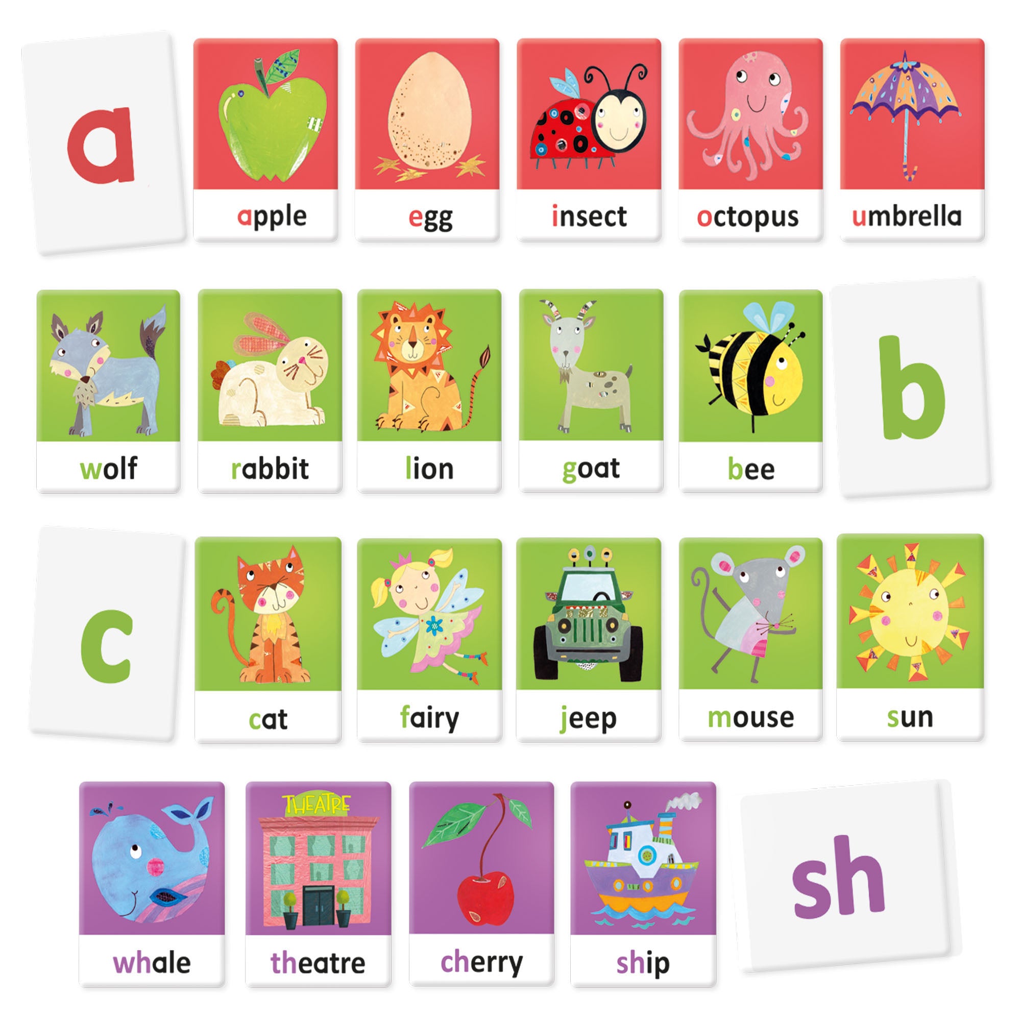 Alternative view of Headu Montessori Flashcards - Tactile & Phonics Alphabet Learning Set