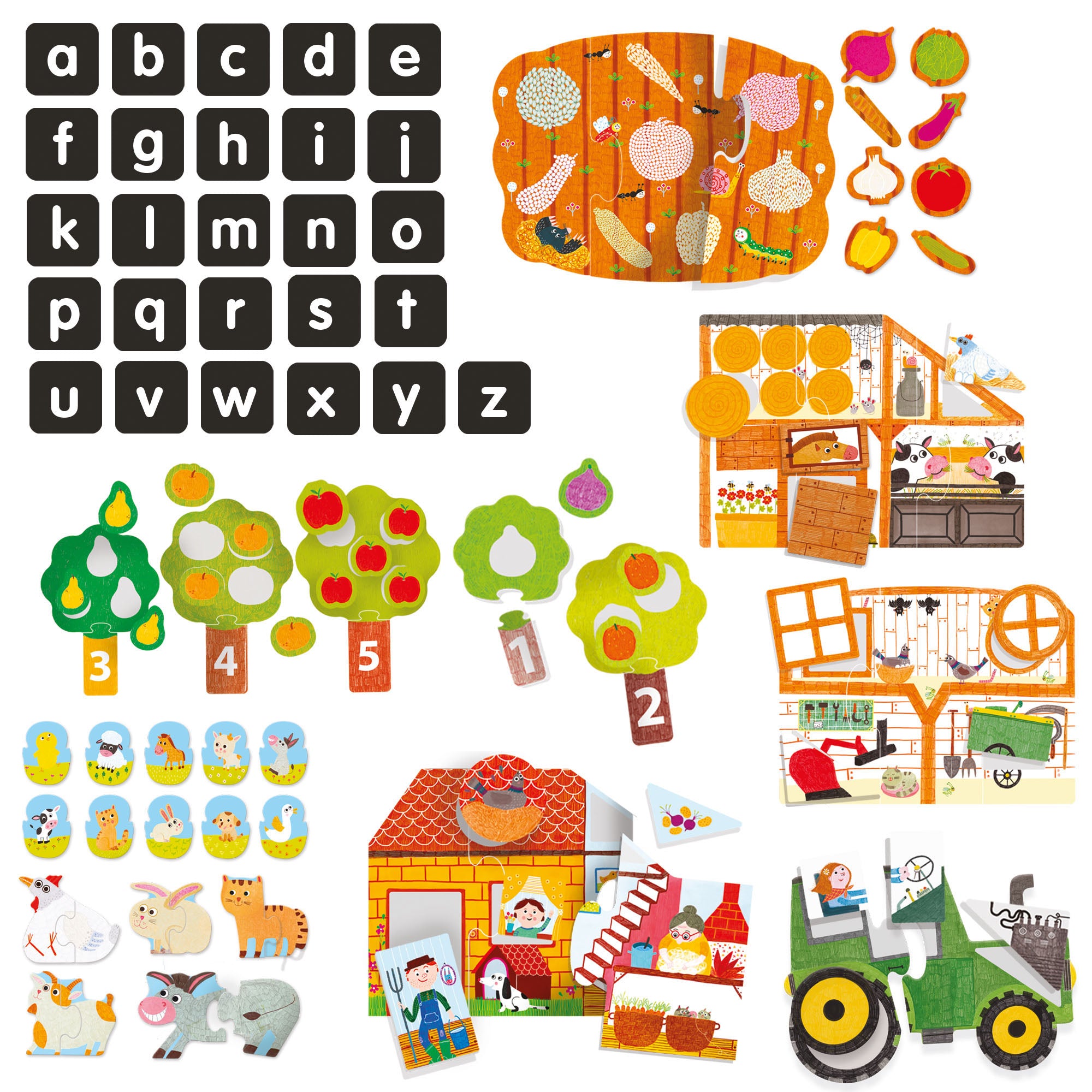 Headu 6 Intelligences Farm Games & Activities - Educational Playset - Image 2