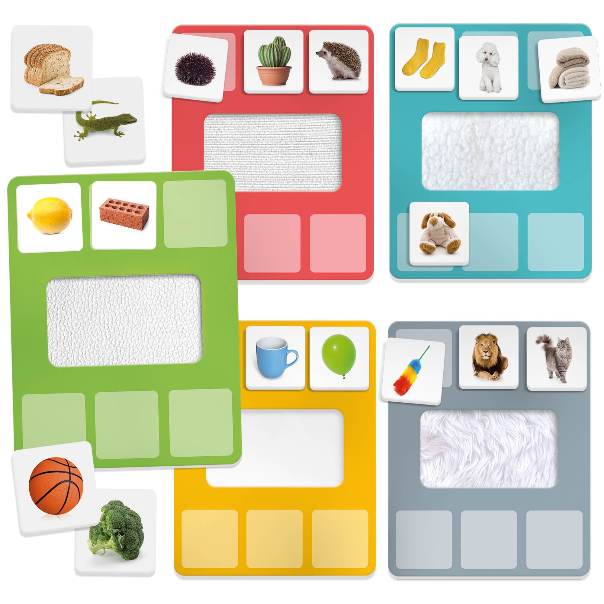 Alternative view of Headu Montessori My First Tactile Library - Sensory Exploration Game