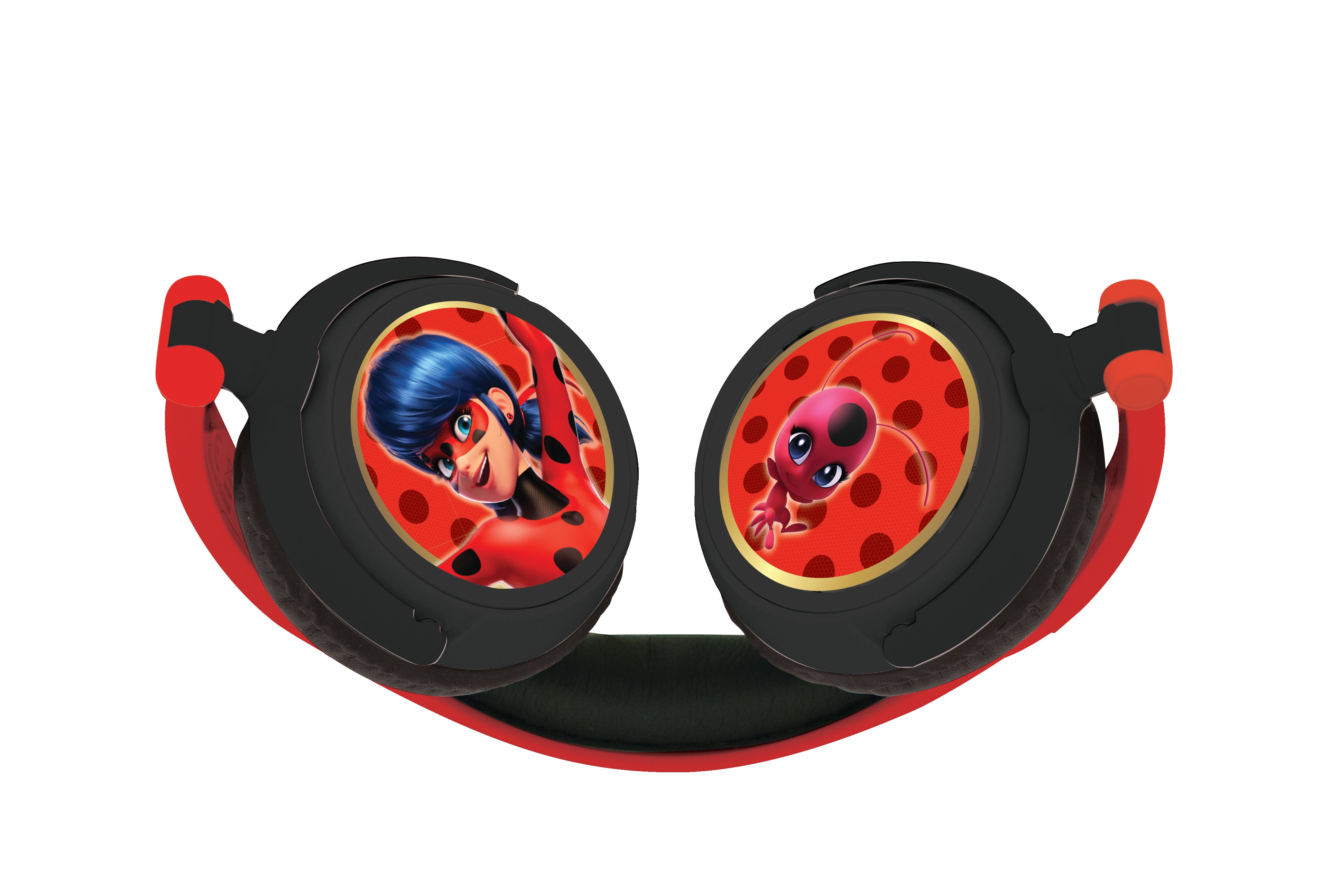 Miraculous Ladybug Foldable Headphones - Compact and Kid-Friendly - Image 3