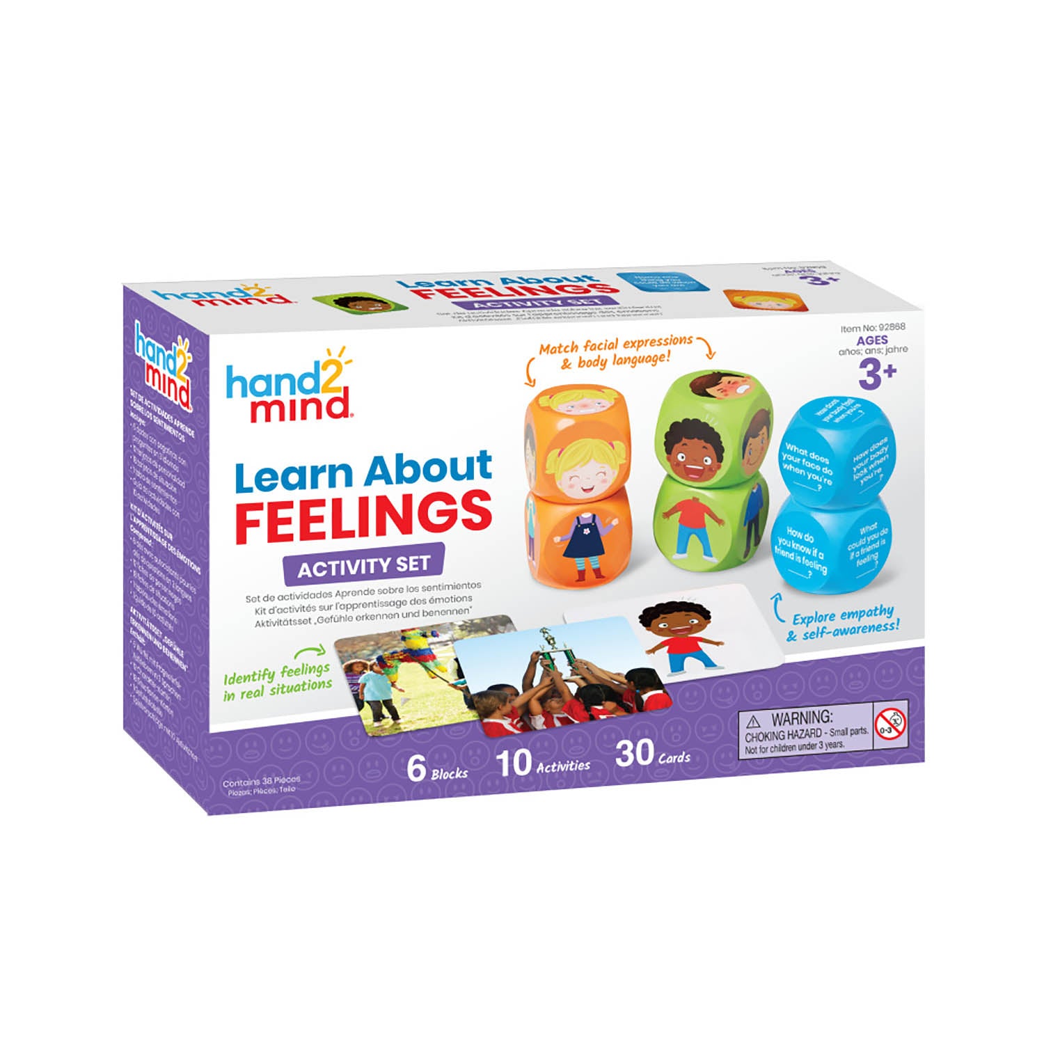 Hand2Mind Learn About Feelings Activity Set - Emotion Exploration for Kids - Image 6