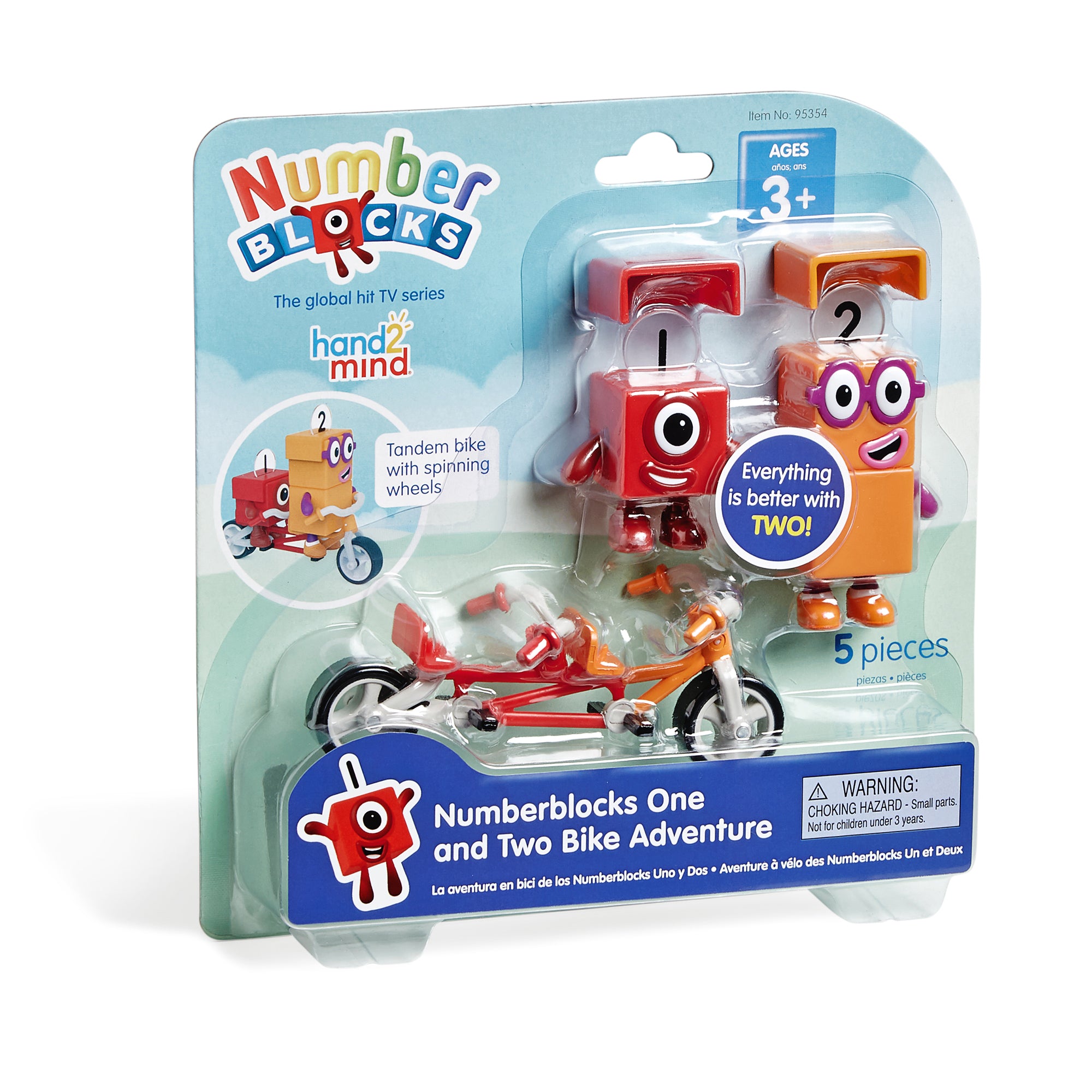 Hand2Mind Numberblocks One and Two Interactive Bike Adventure Toy - Image 2