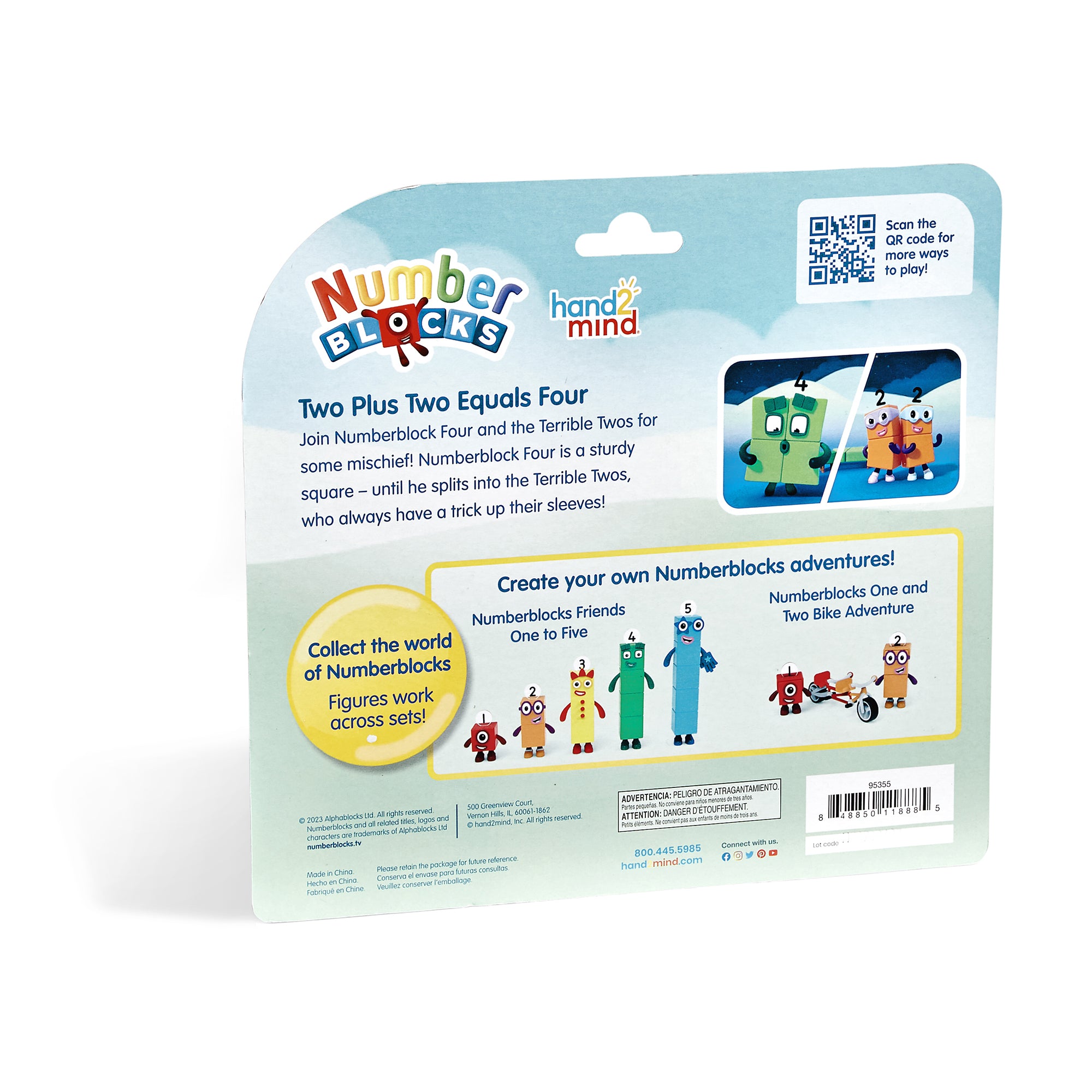 Hand2Mind Numberblocks Four and The Terrible Twos - Learning Fun - Multicolor - Image 5