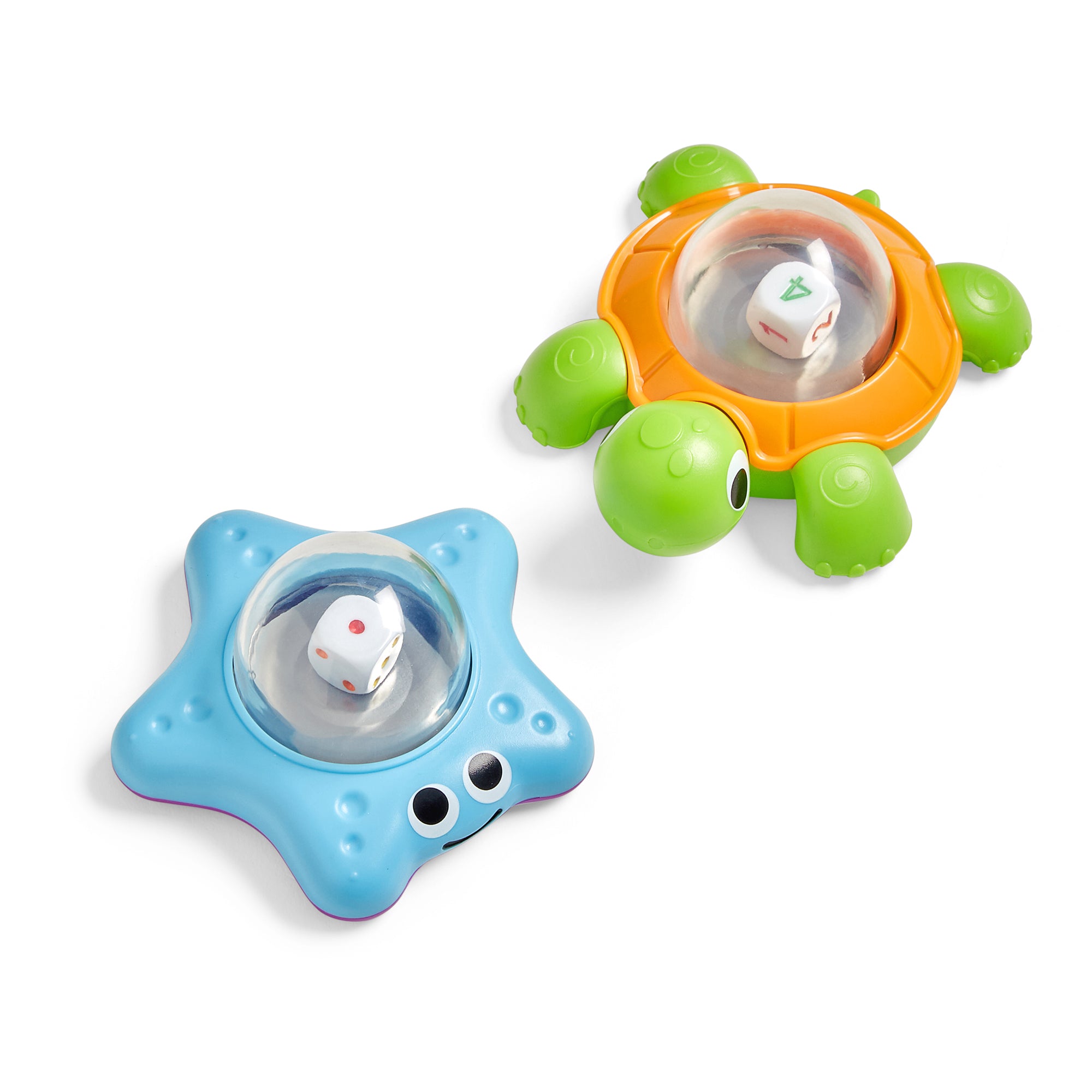 Hand2Mind Sea Animal Dice Poppers, Turtle & Starfish - Educational Counting Toy - Image 4