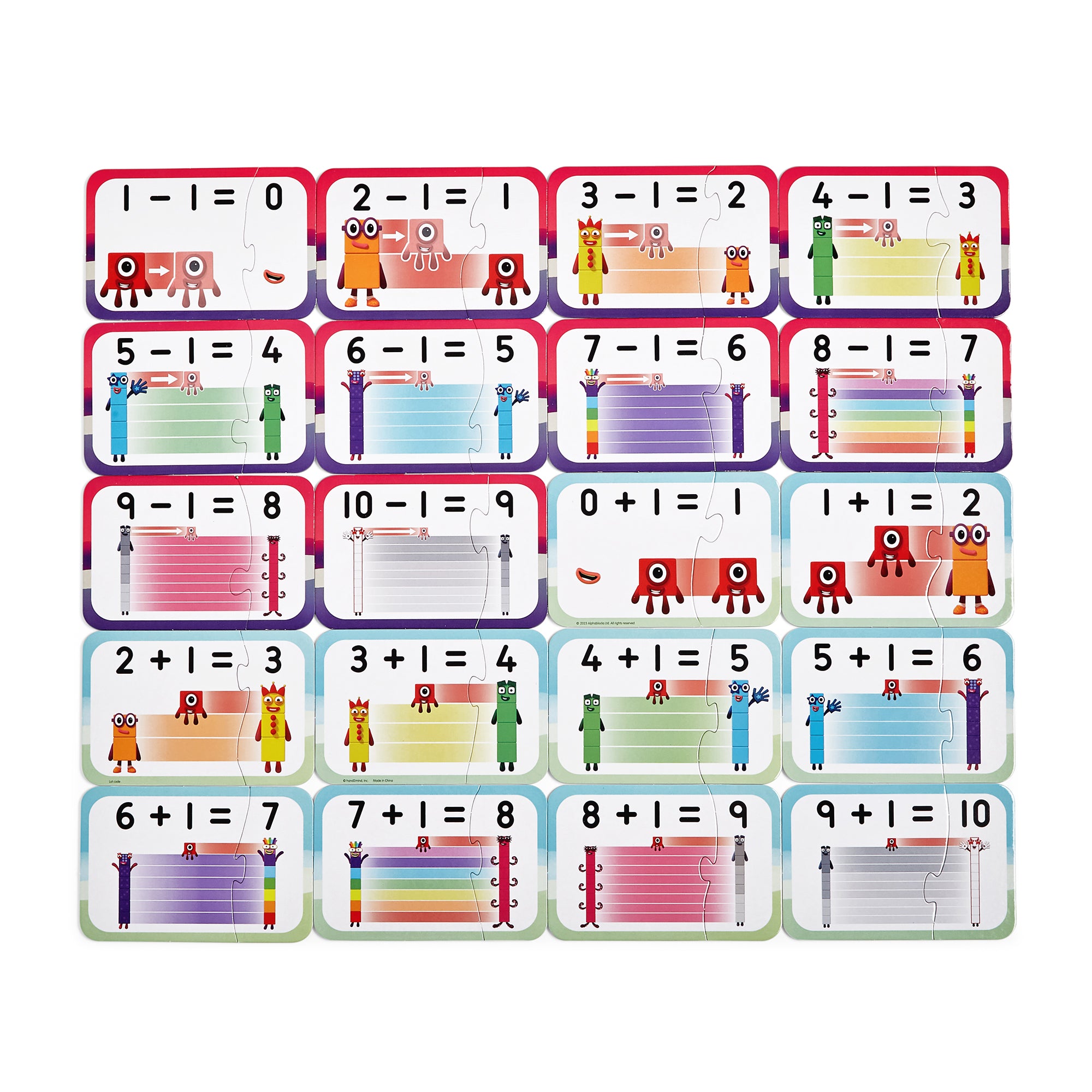 Hand2Mind Numberblocks Math Puzzle Set - Adding & Subtracting - Image 5