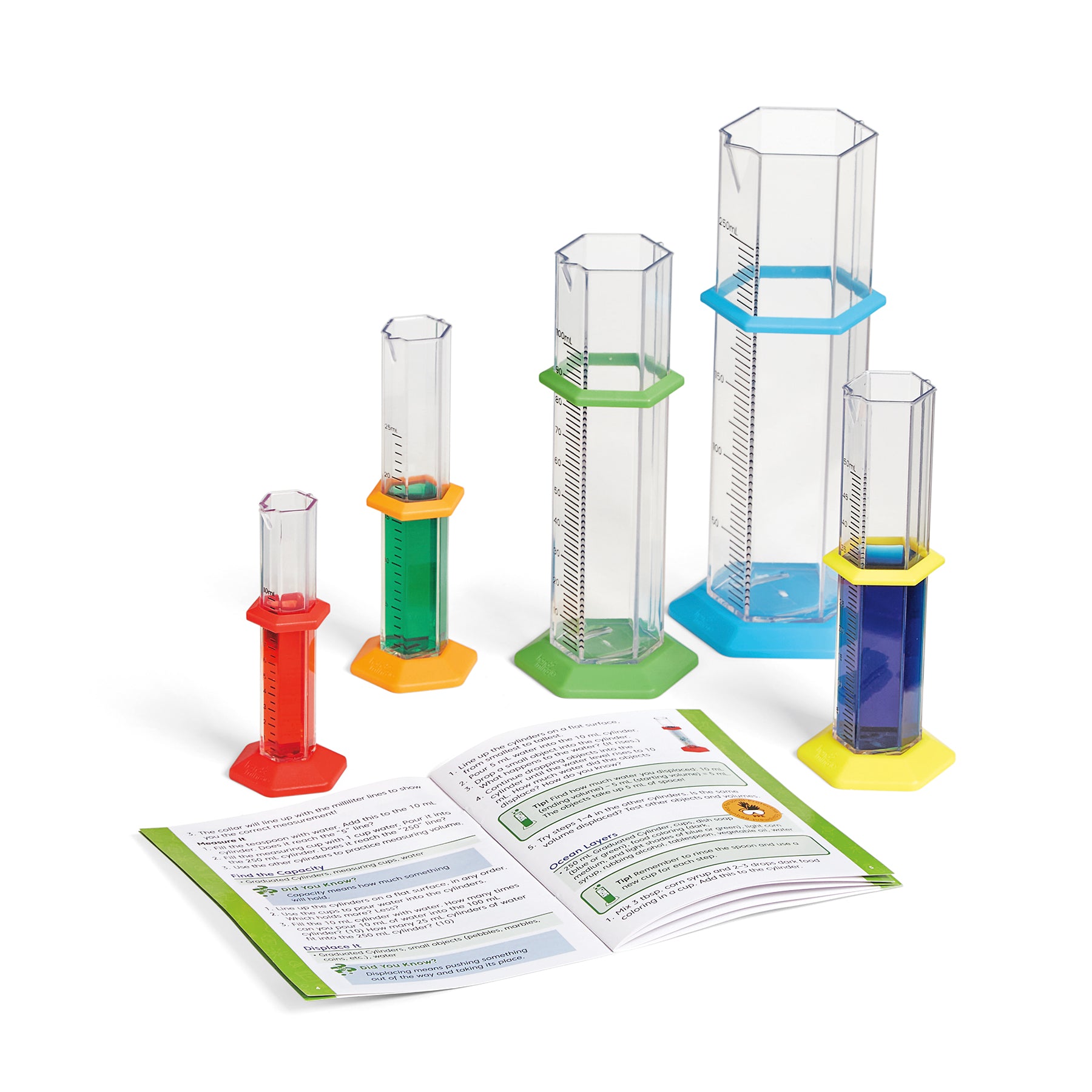 Hand2Mind Starter Science Graduated Cylinders Set for Kids - Image 3