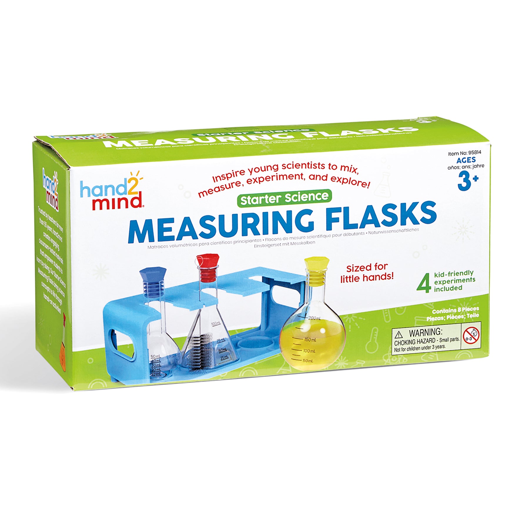 Alternative view of Hand2Mind Fun with Science Measuring Flask Set