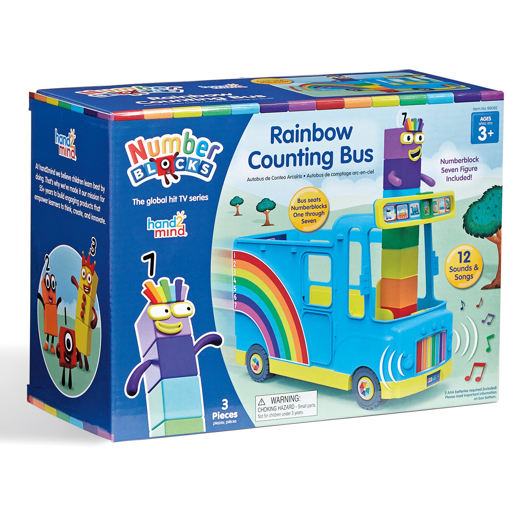Hand2Mind Numberblocks Rainbow Counting Bus Interactive Toy - Image 2