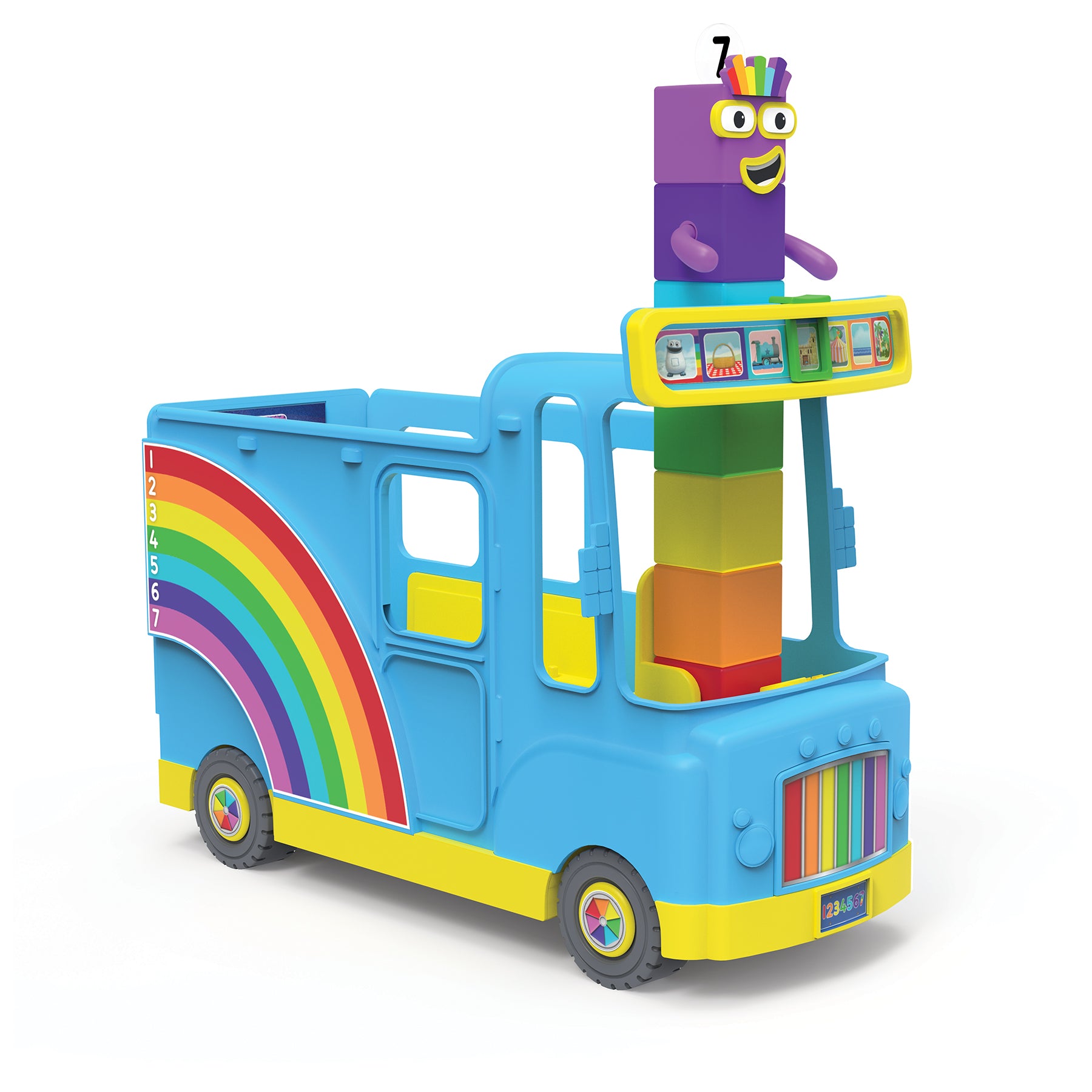 Hand2Mind Numberblocks Rainbow Counting Bus Interactive Toy - Image 4