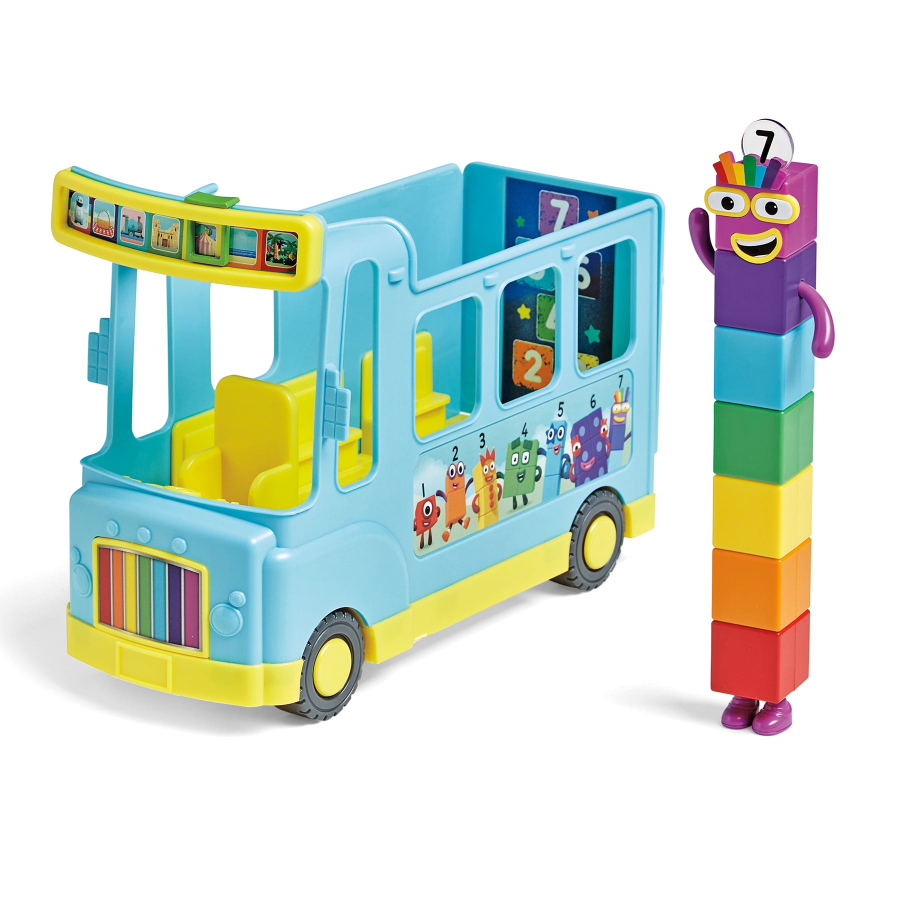 Hand2Mind Numberblocks Rainbow Counting Bus Interactive Toy - Image 5