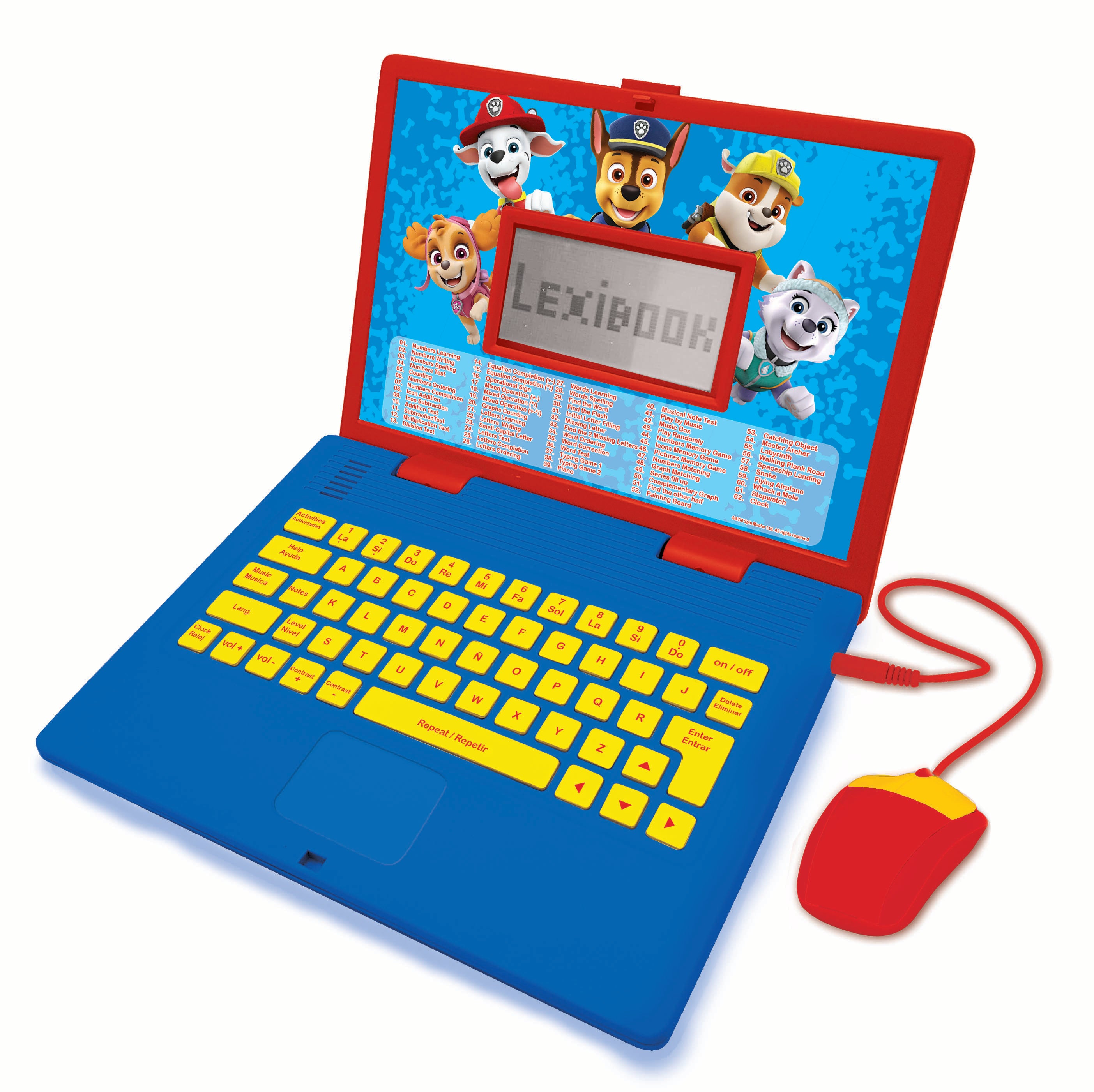 Paw Patrol Educational Laptop with Dual-Language Learning System