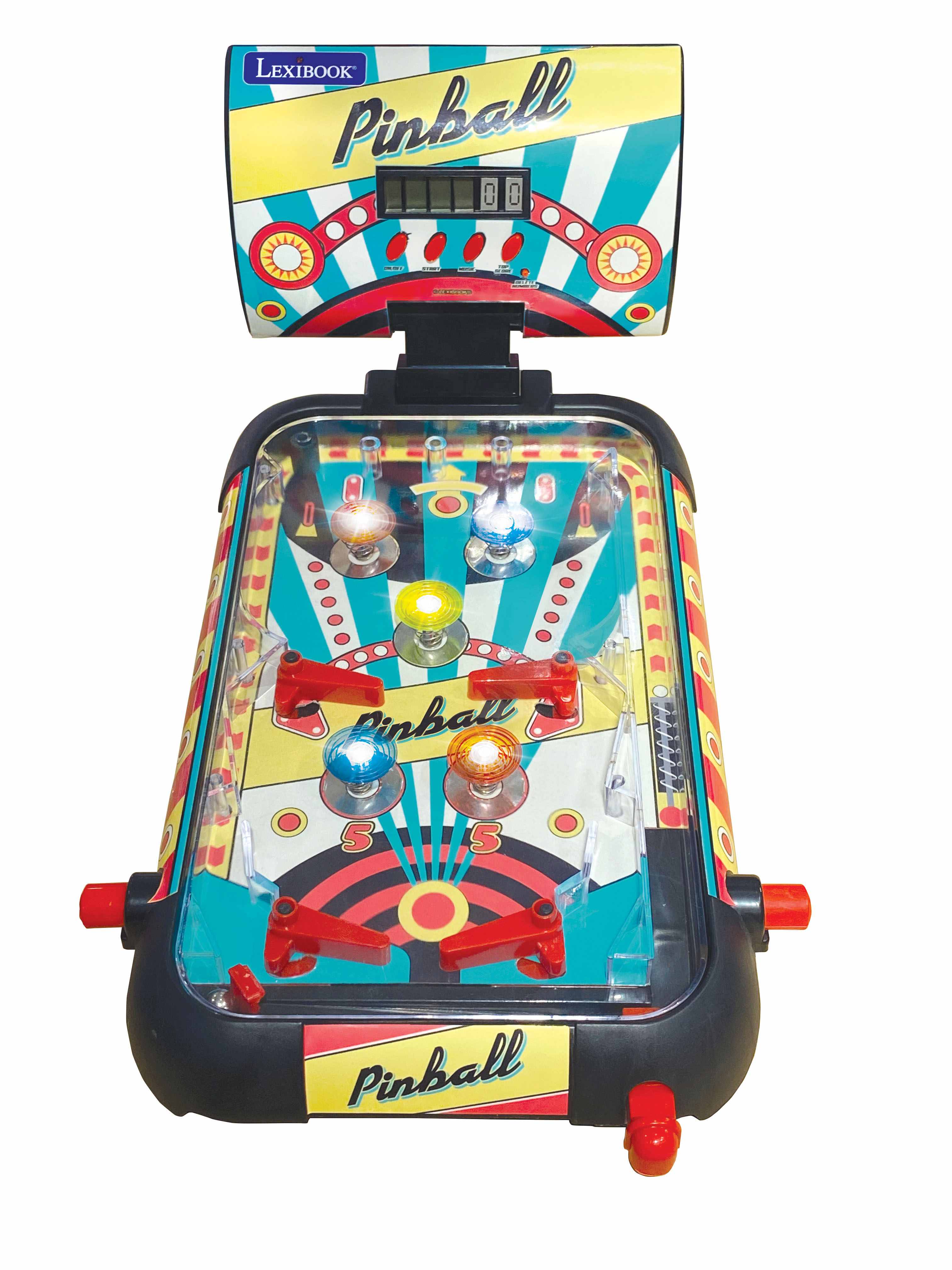 Alternative view of Lexibook Compact Digital Electronic Pinball Machine
