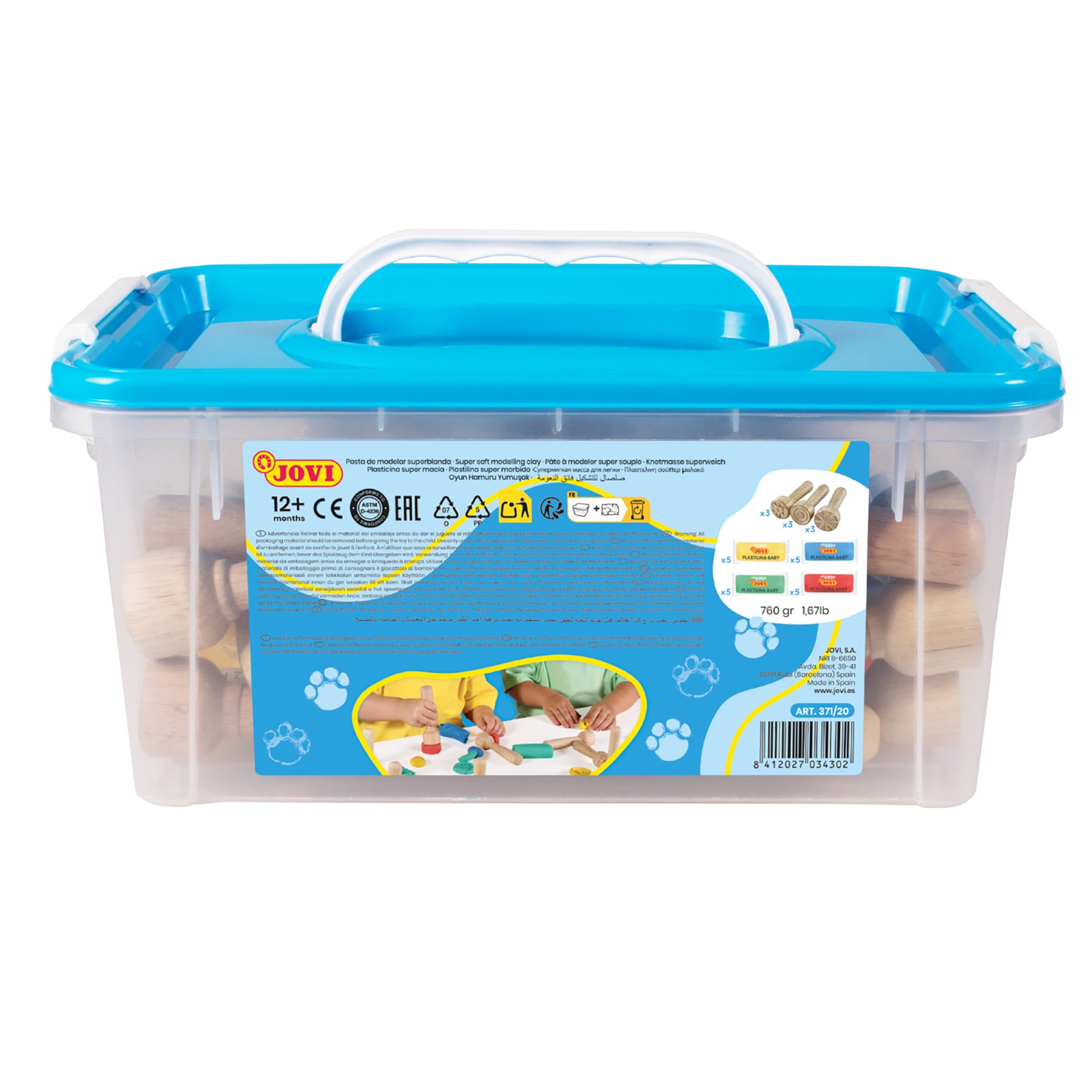 Alternative view of JOVI Plastilina Ultimate Sculpting Clay Set for Kids - Multicolor