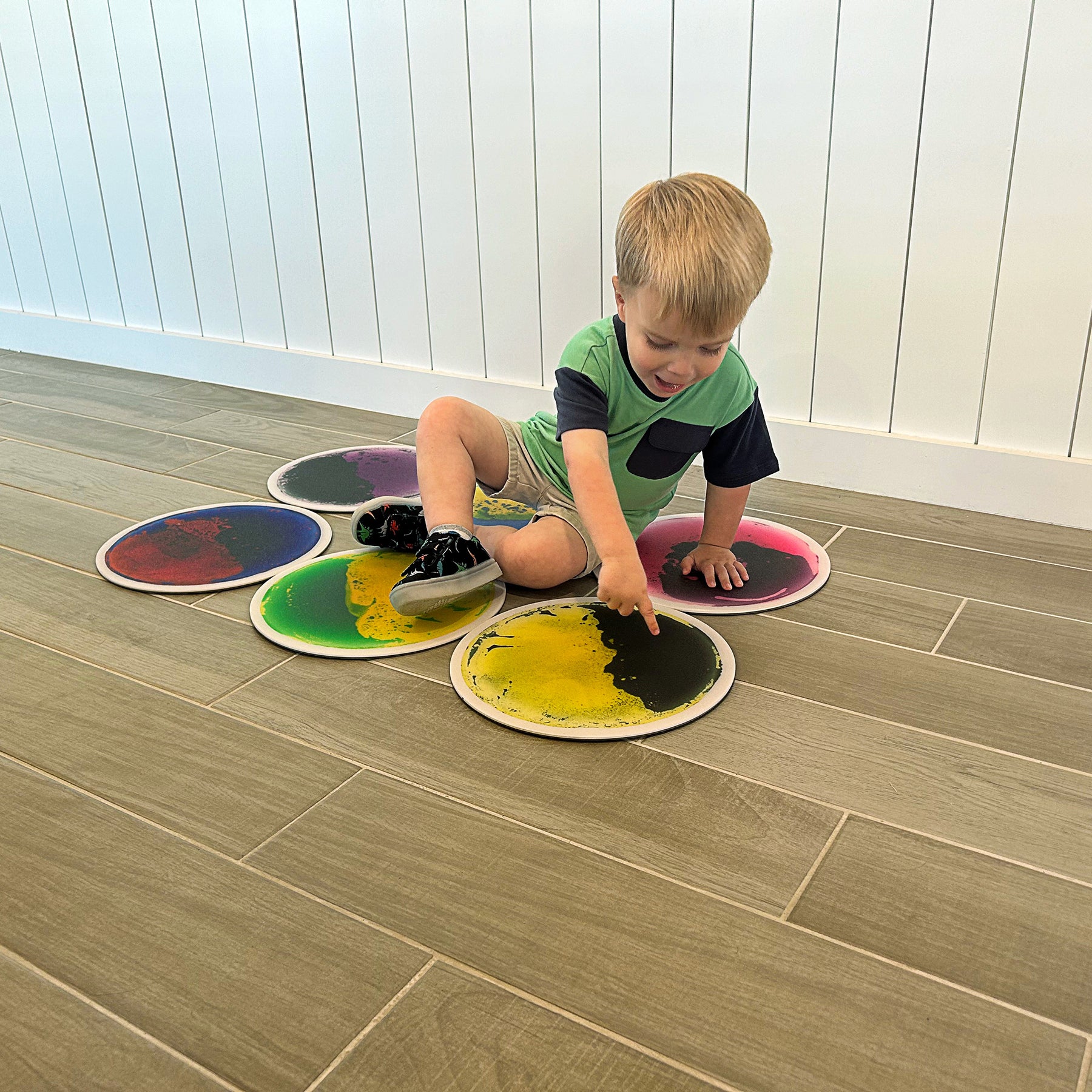 Kore Design Liquid Floor Tiles, Assorted Colors, Disc, 12" - Image 4