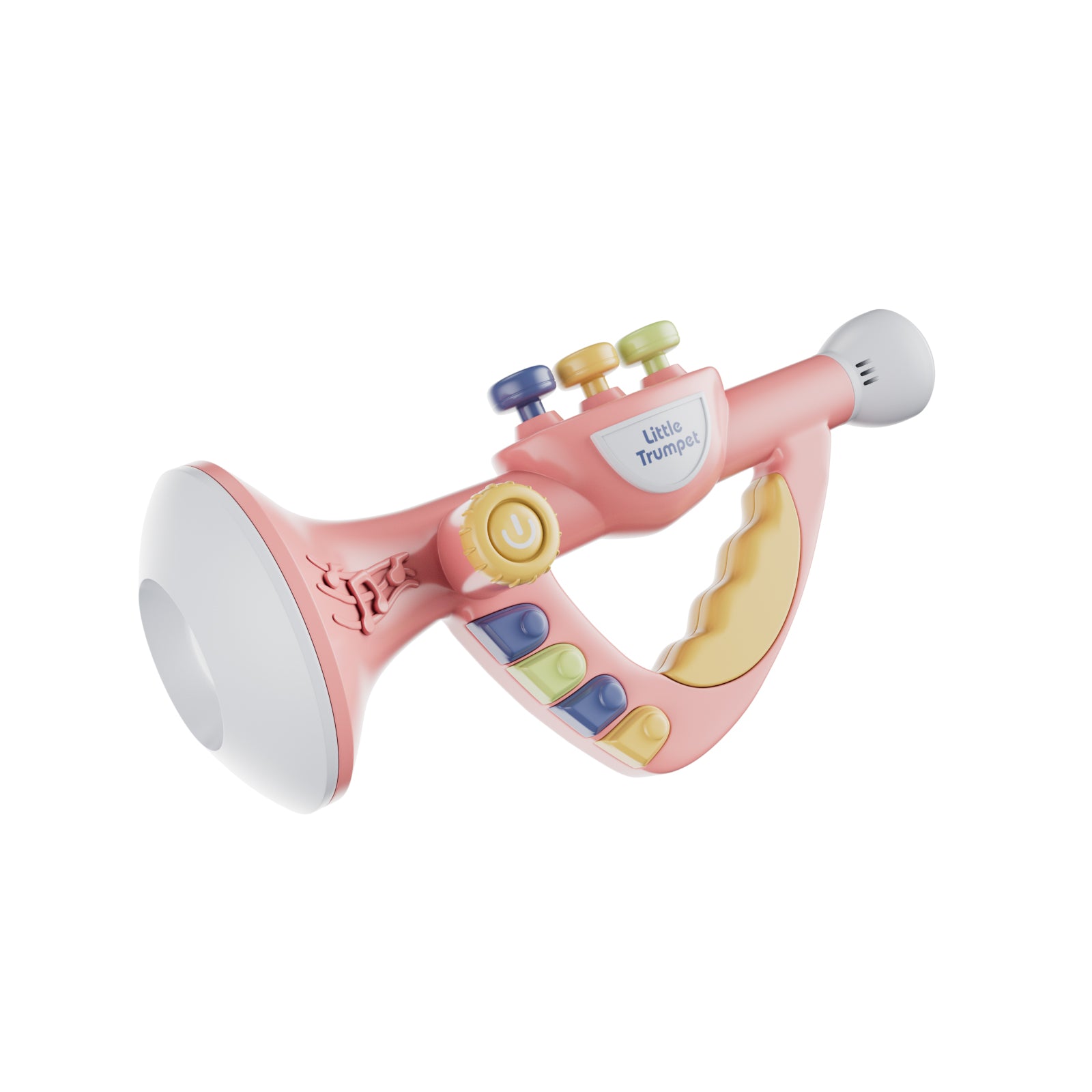 Contixo Little Trumpet Toy in Pink, Sensory Musical Toddler Toy for 18+ Months