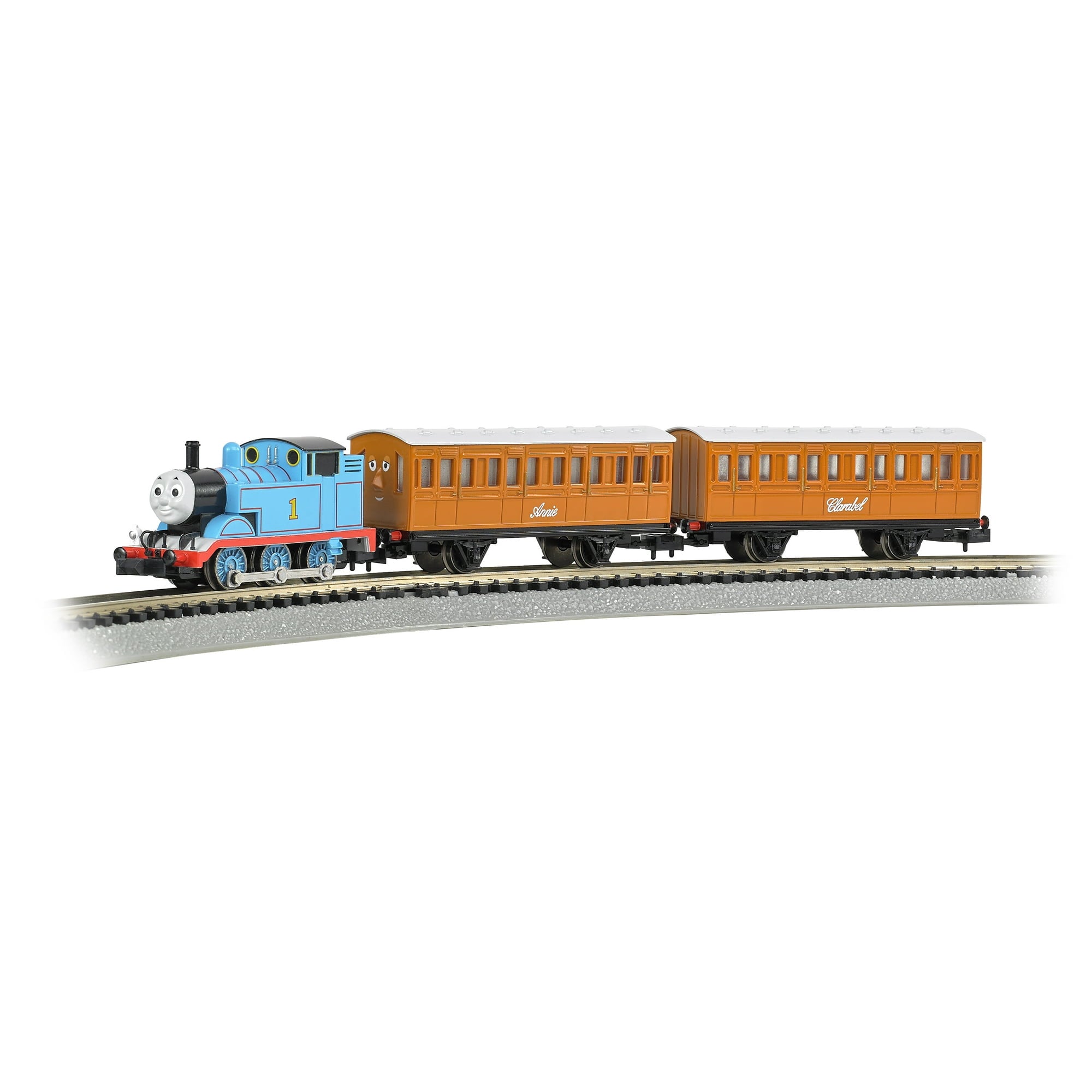 Alternative view of Bachmann Trains - Thomas with Annie and Clarabel N Scale Electric Train Set