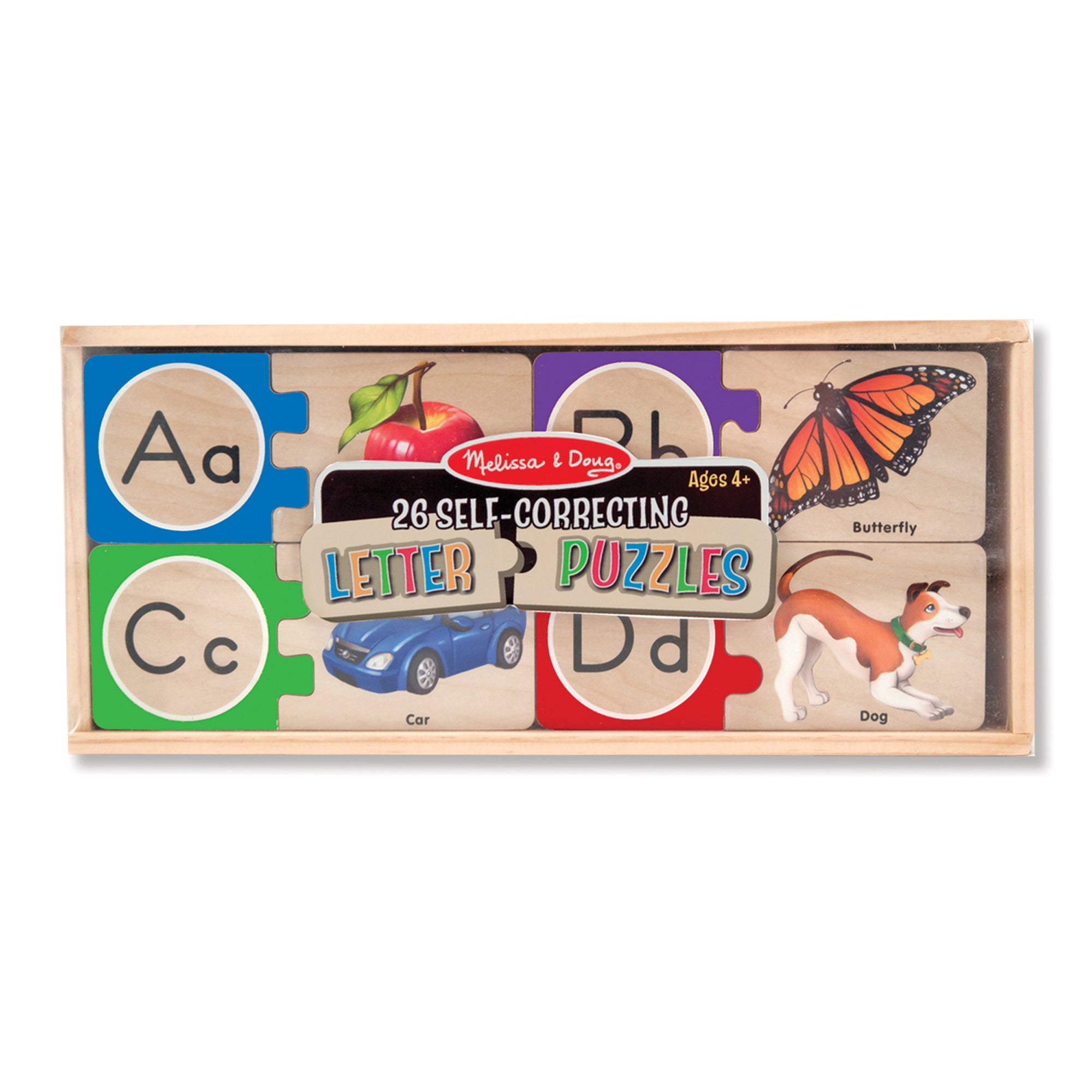 Alternative view of Melissa & Doug Alphabet Adventure Wooden Puzzle - Self-Correcting Letter Pieces