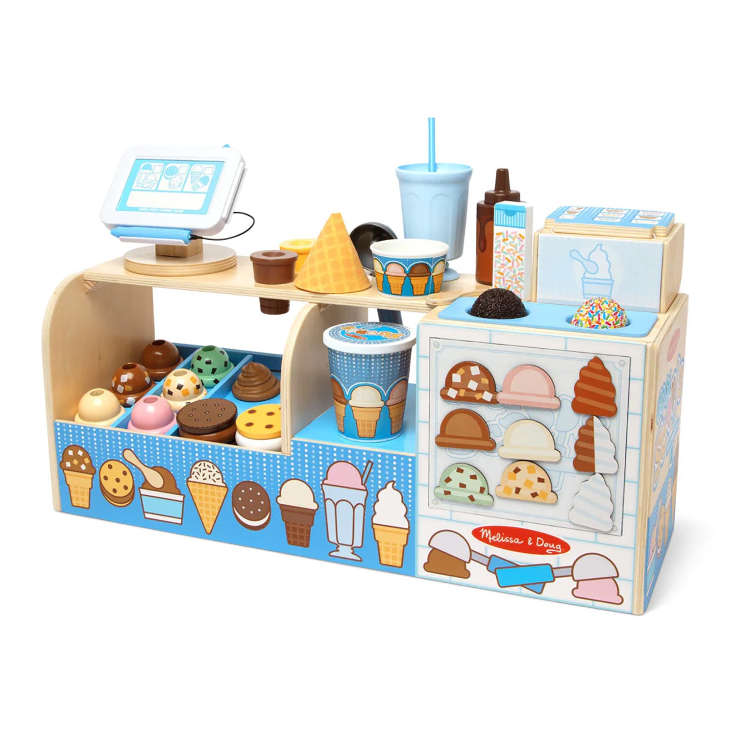 Melissa & Doug Cool Scoops Ice Creamery Playset