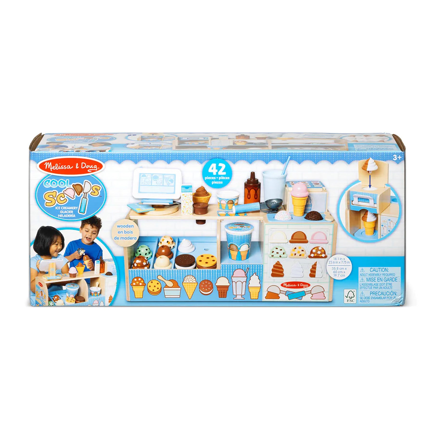 Alternative view of Melissa & Doug Cool Scoops Ice Creamery Playset