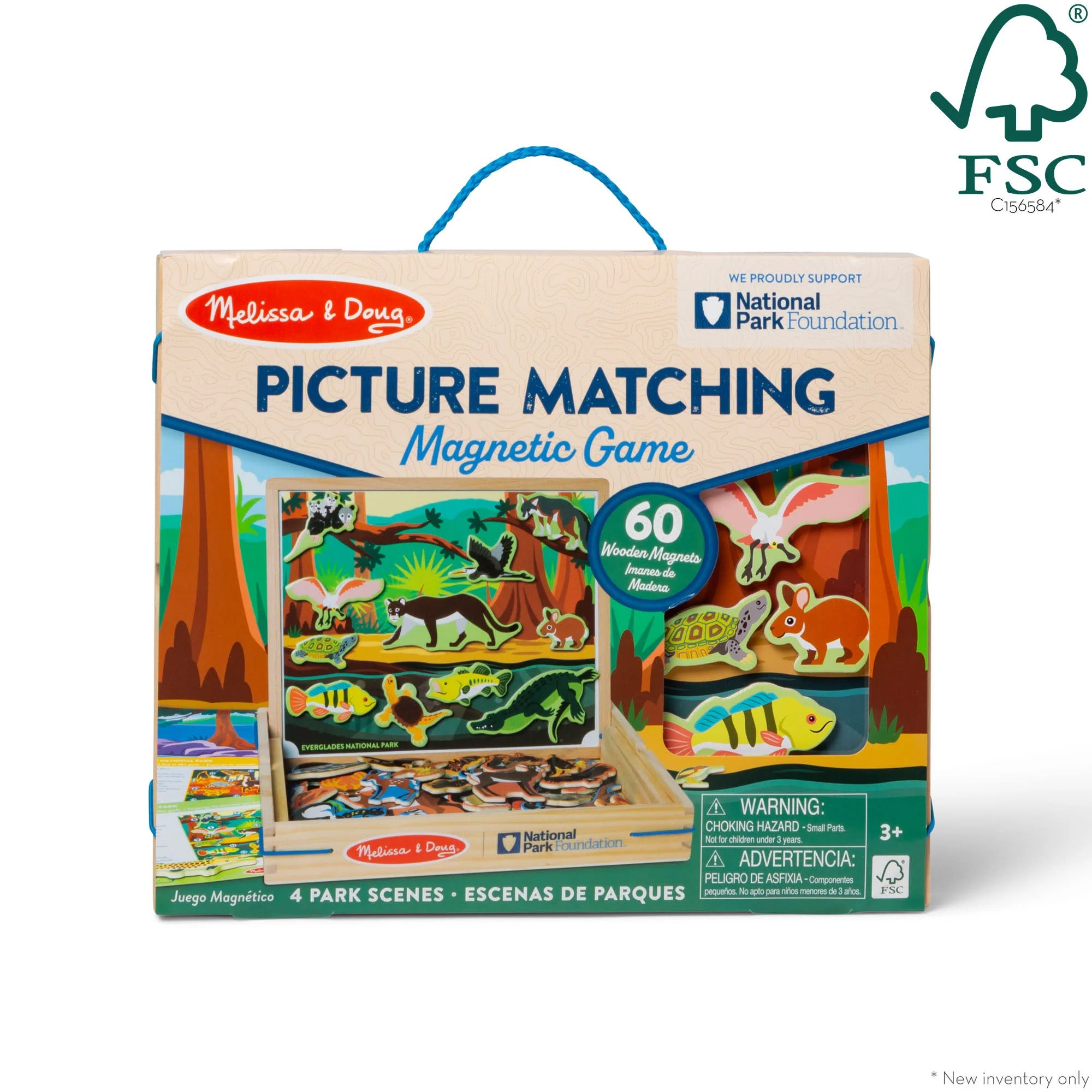 Alternative view of Melissa & Doug National Parks Magnetic Matching Game