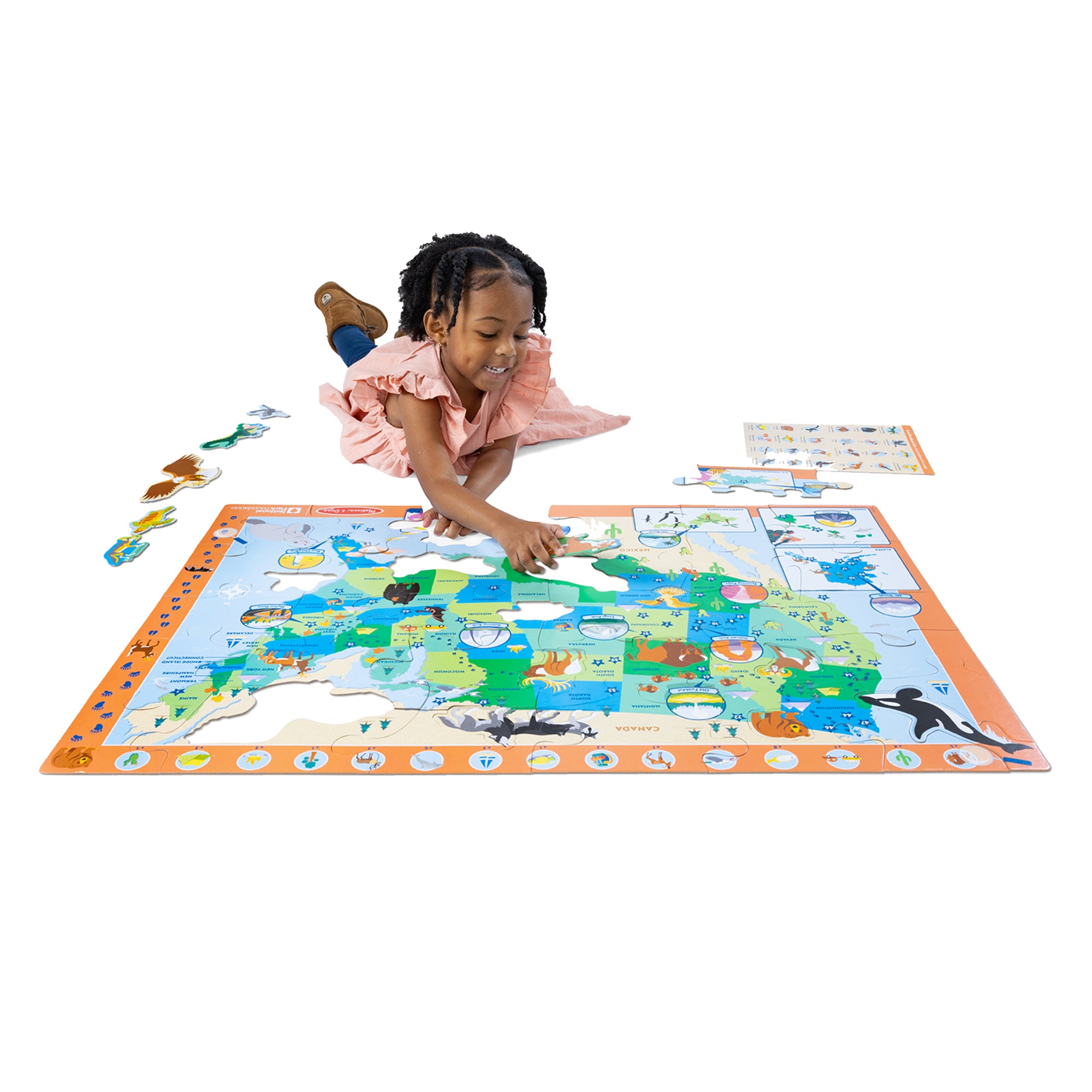 Melleysa & Doug USA National Parks 45 pc Floor Puzzle - Image 4