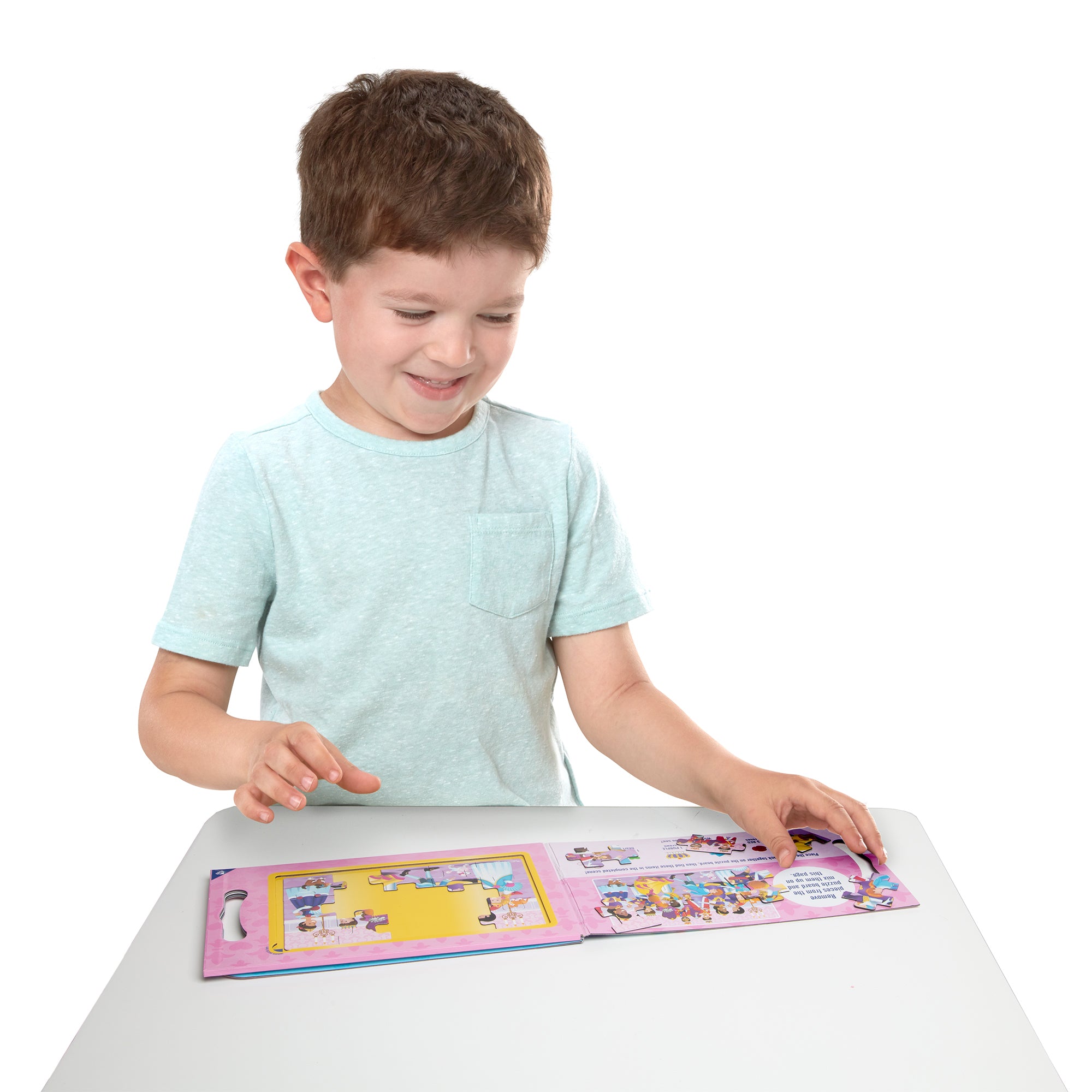 Melissa & Doug Princess 2-Pack Take Along Magnetic Jigsaw Puzzles – 15 pc - Image 5