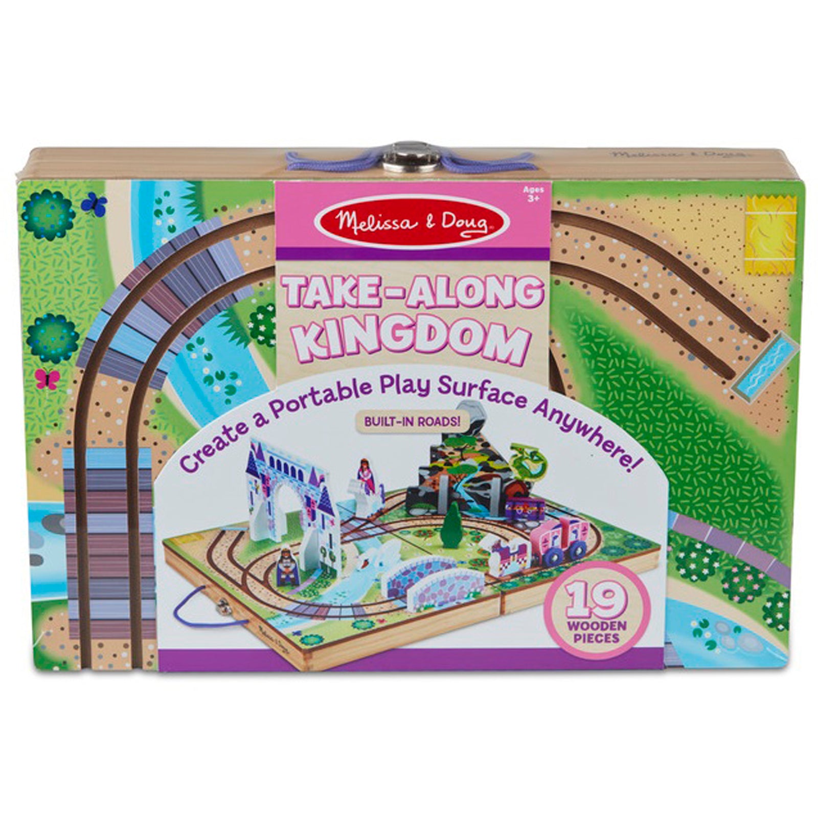 Melissa & Doug Take-Along Kingdom - Portable Royal Playset