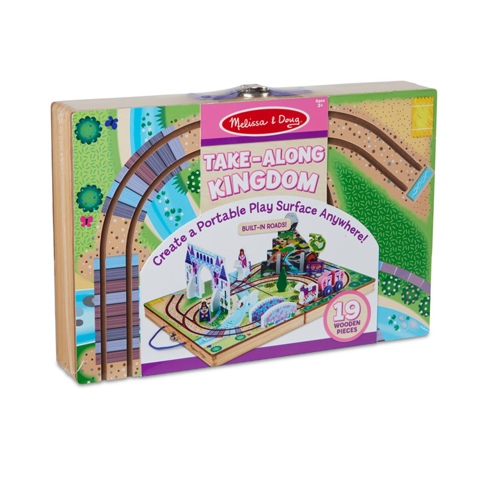 Alternative view of Melissa & Doug Take-Along Kingdom - Portable Royal Playset