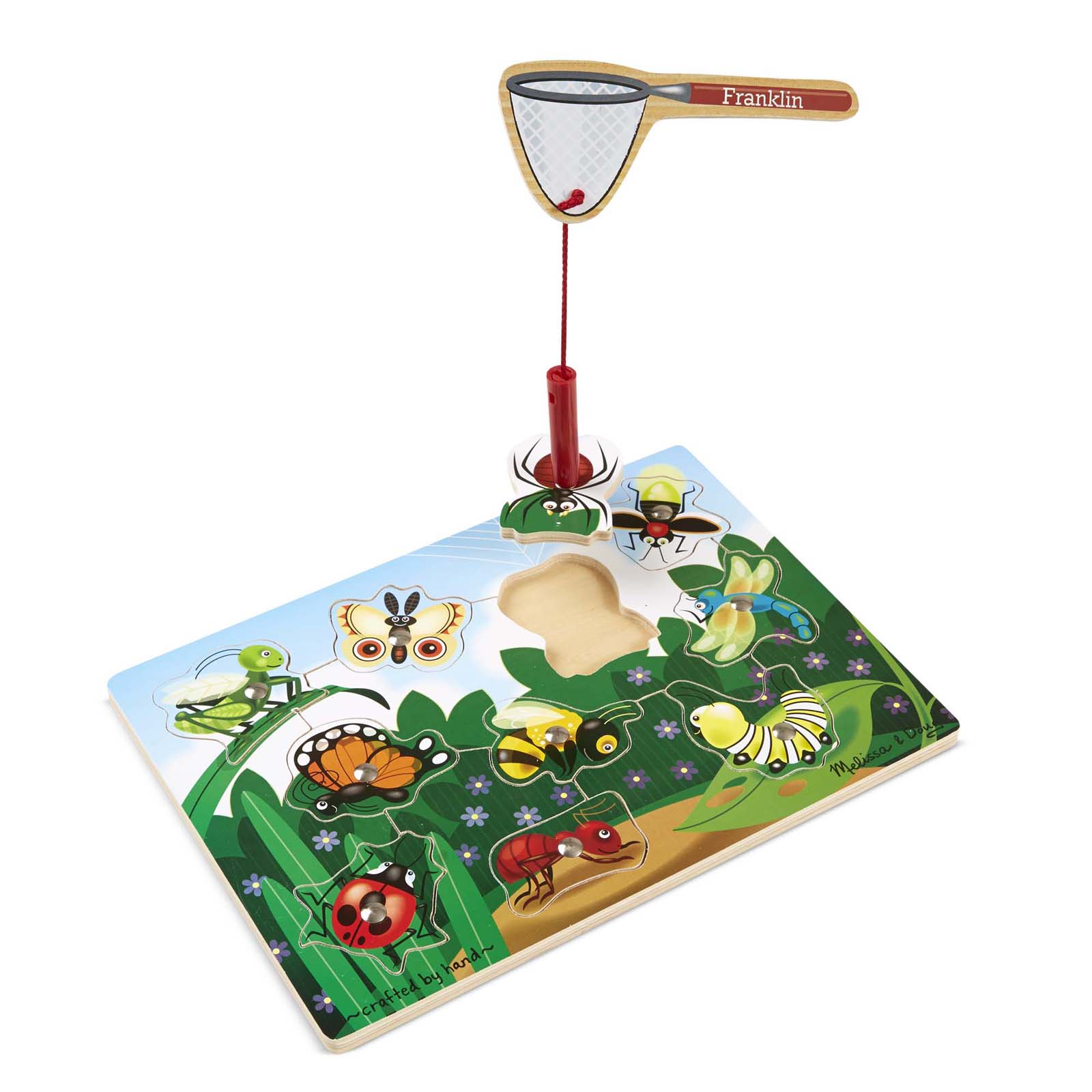 Melissa & Doug Garden Bug Magnetic Wooden Puzzle - 10 pc - Image 3