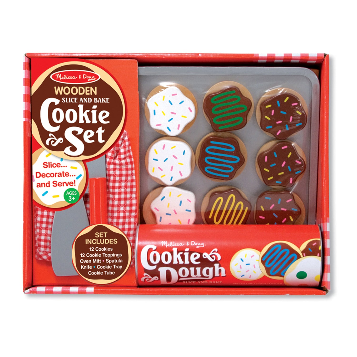 Melissa & Doug 12-Piece Slice and Bake Cookie Play Set